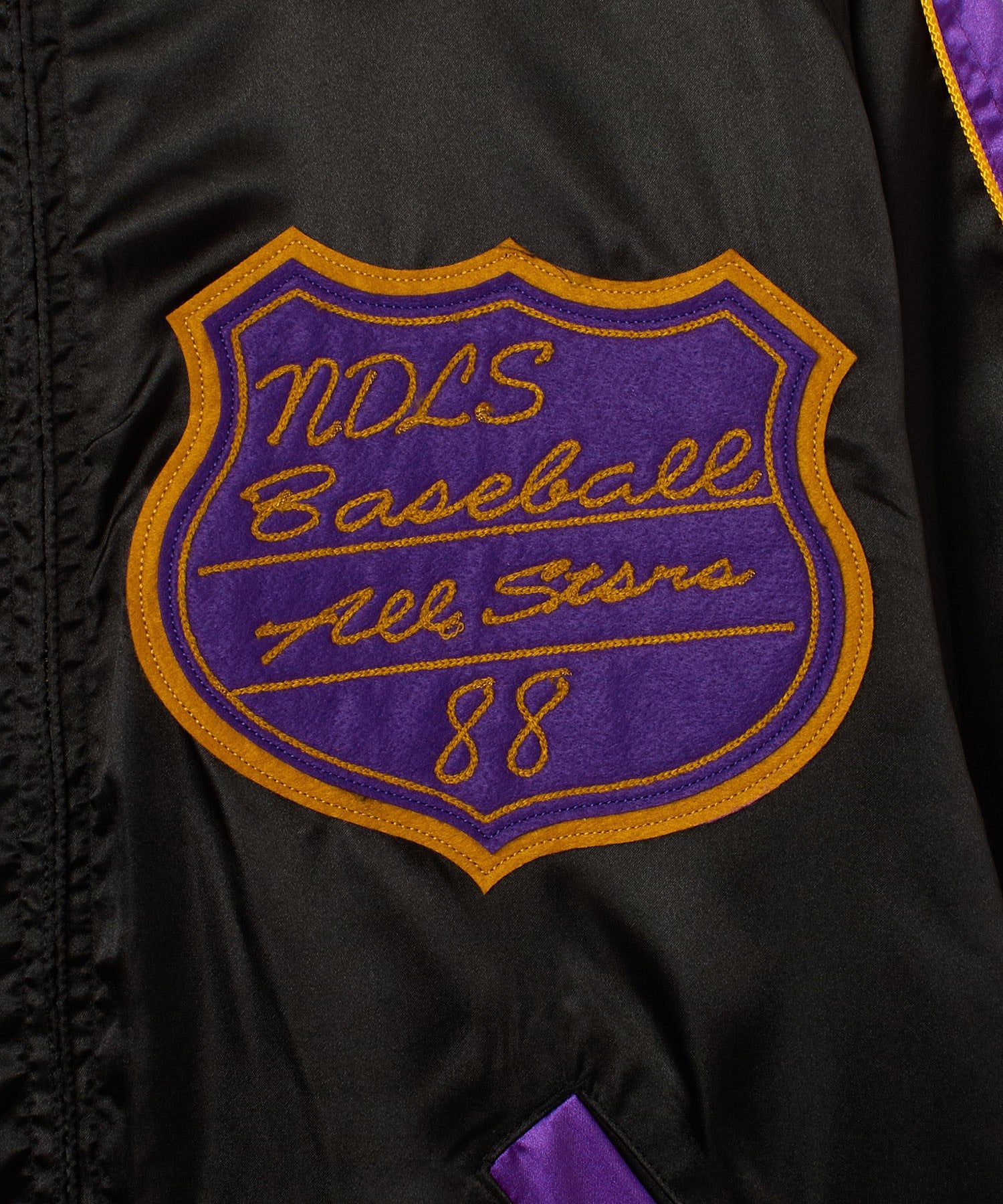 NEEDLES/STADIUM JACKET - POLY SATEEN