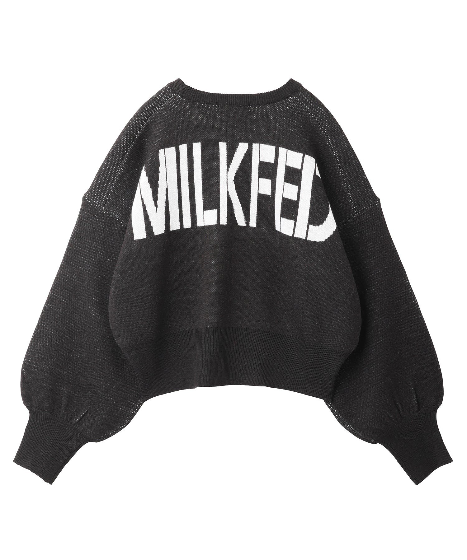 JACQUARD LOGO KNIT TOP MILKFED.