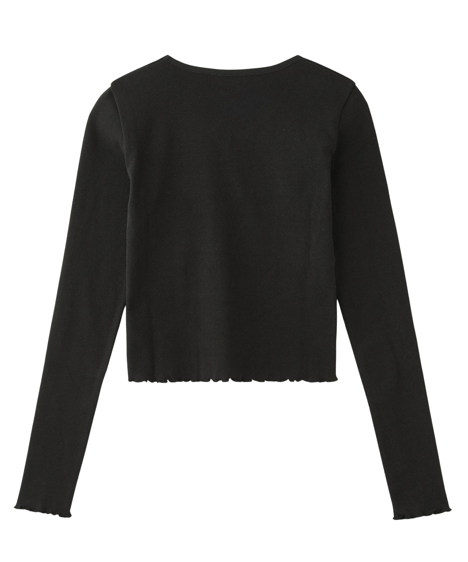 FRONT GATHERED L/S BABY TEE