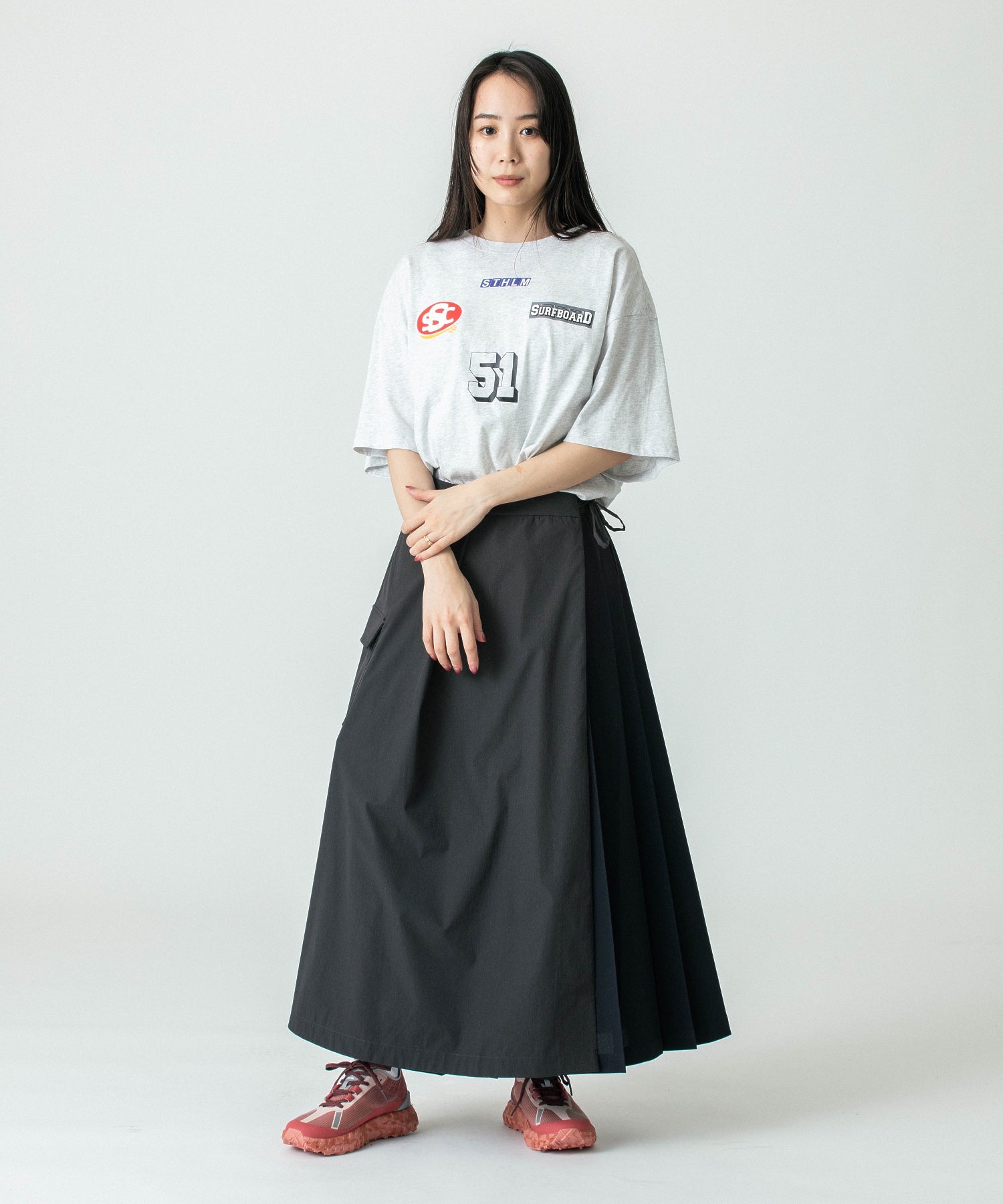 STOCKHOLM SURFBORD CLUB/ストックホルムサーフボードクラブ/Box Tee Sponsor /U1000176G94