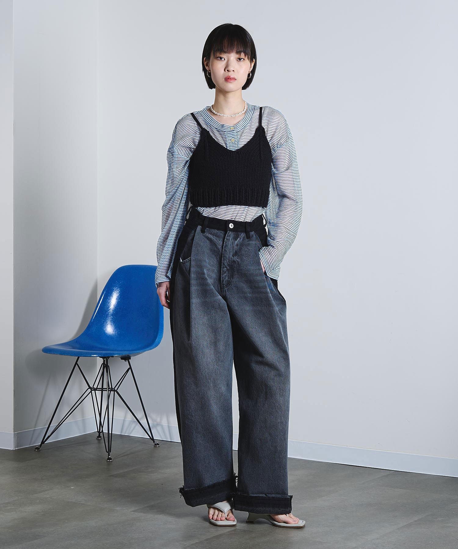 model:168cm 着用サイズ:S