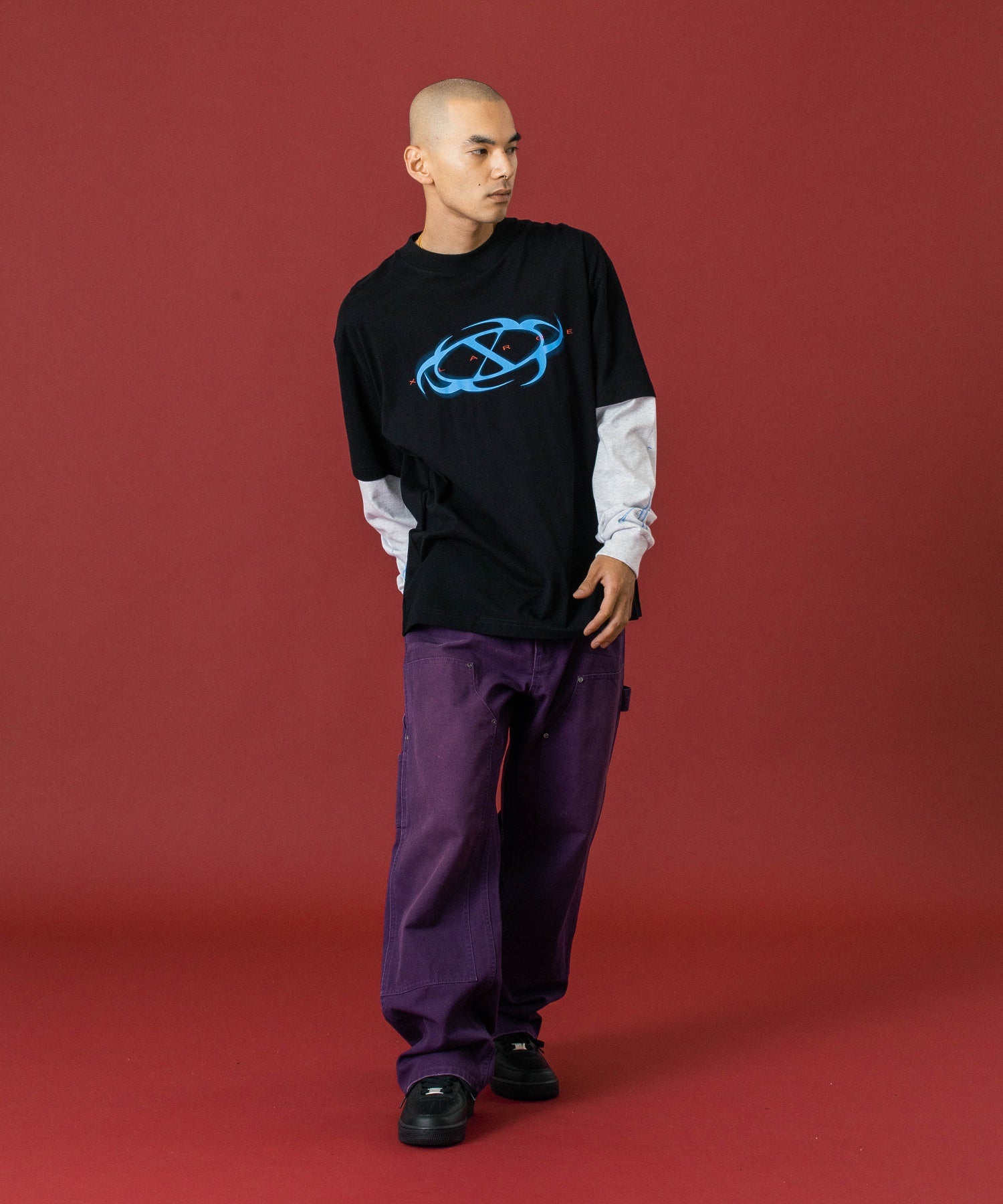 LAYERED L/S TEE