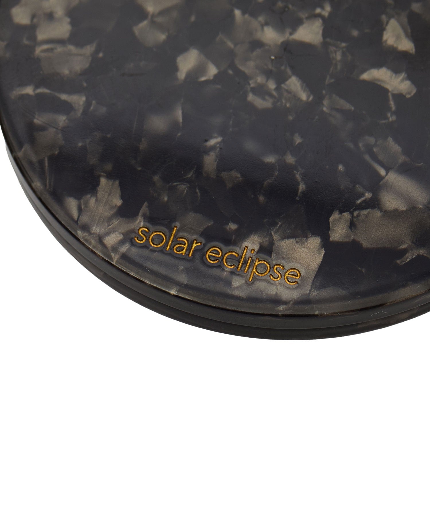 SOLAR ECLIPSE/HAND-PAINTED COMPACT MIRROR