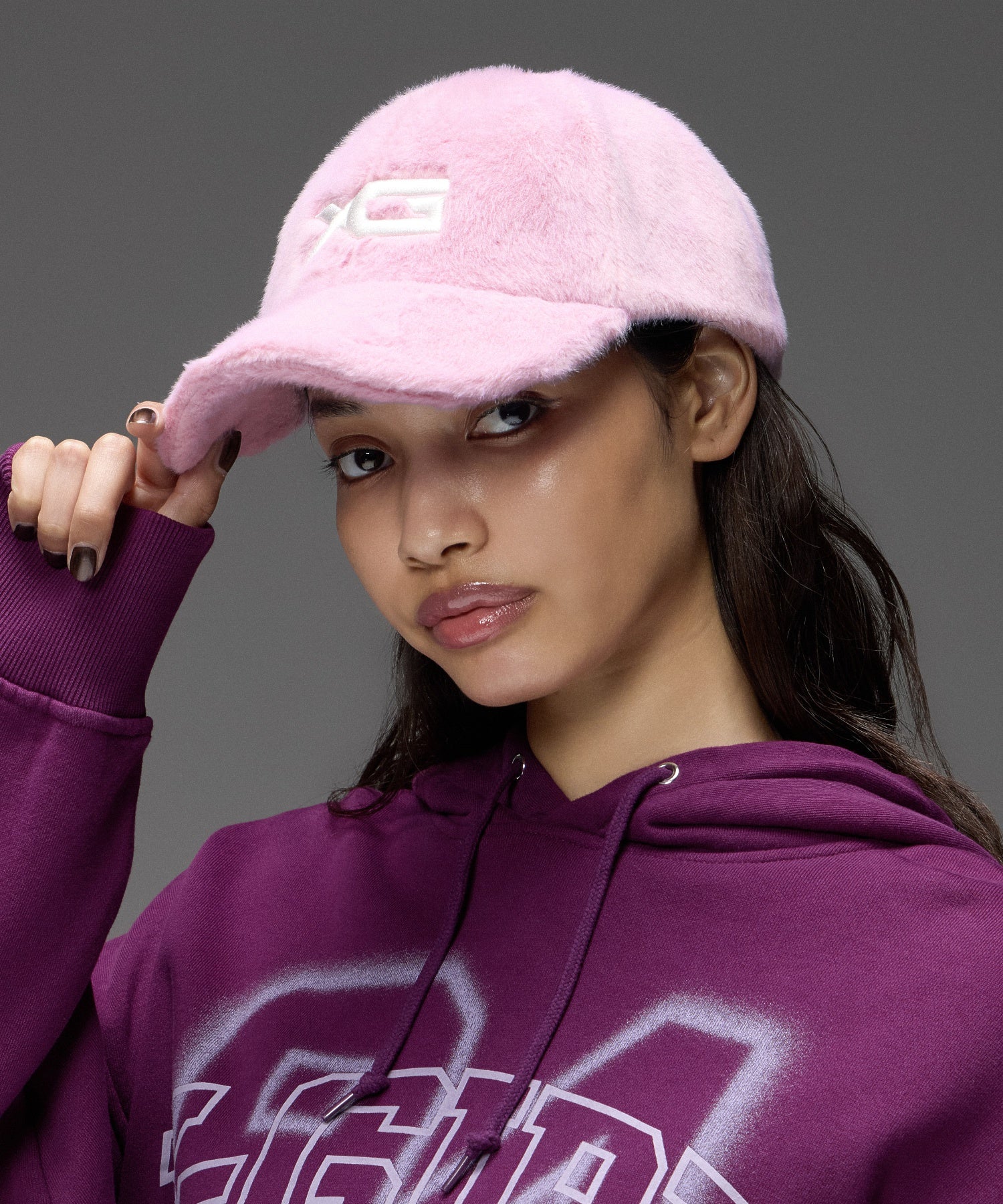 EMBROIDERED XG LOGO FUZZY CAP