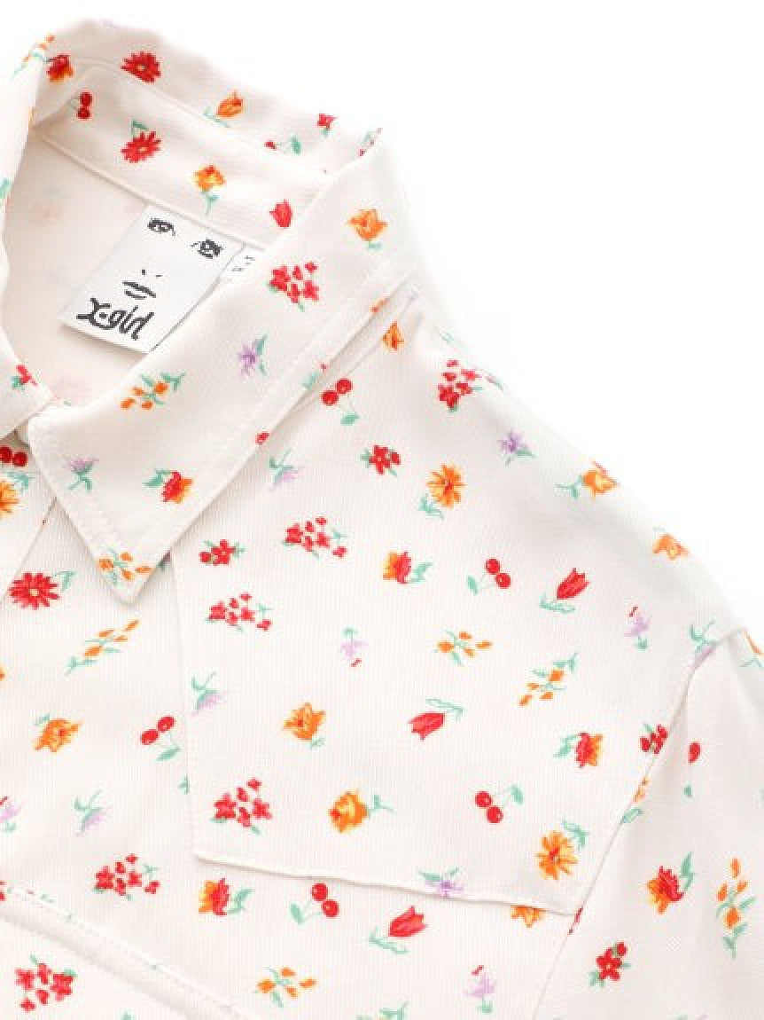 FLORAL WESTERN DRESS X-girl