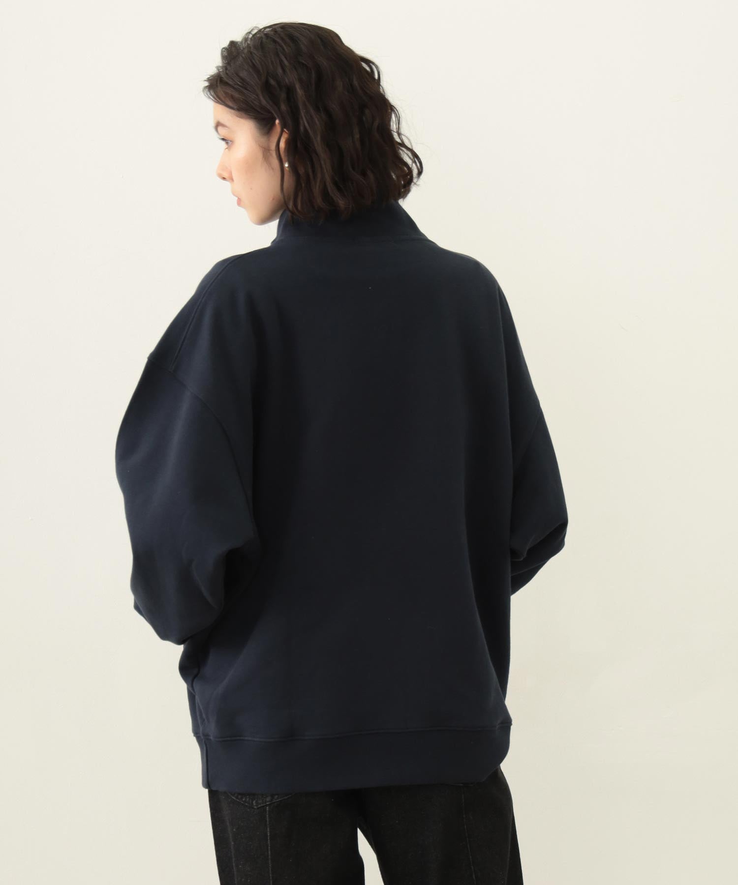 COLLEGE LOGO HALF ZIP TOP