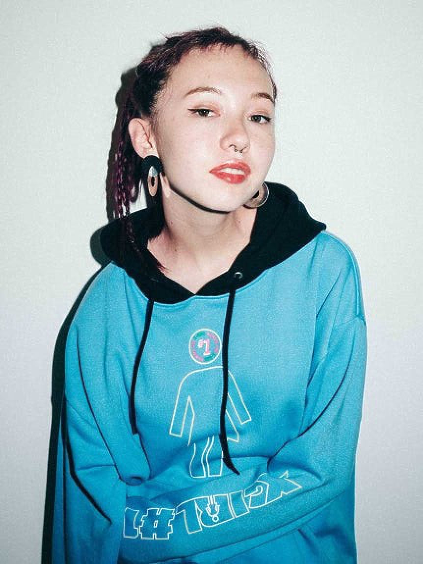 #1 X-girl x GIRL SKATEBOARDS SWEAT HOODIE