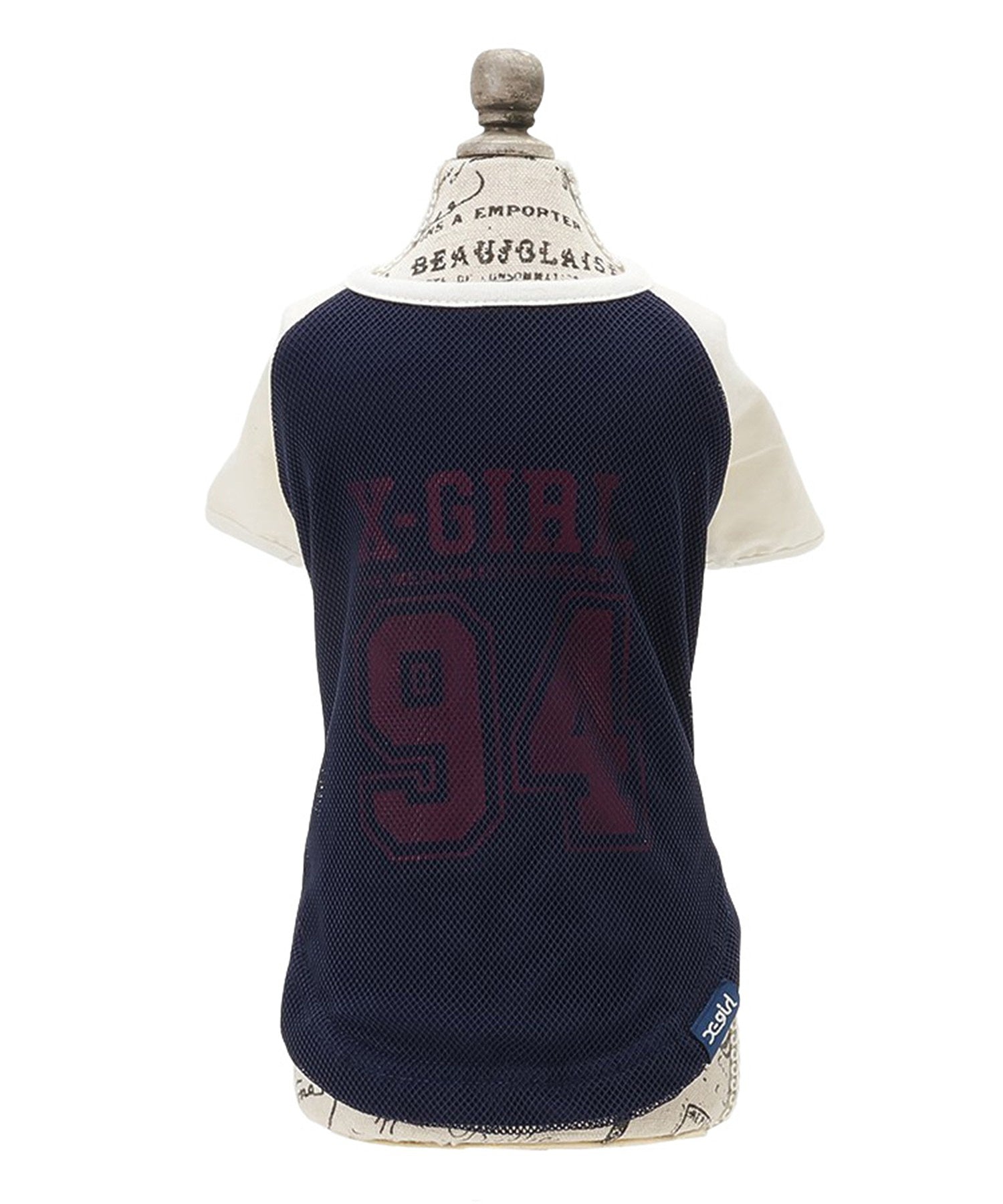 【X-girl DOGWEAR】ナンバリングラグランTEE