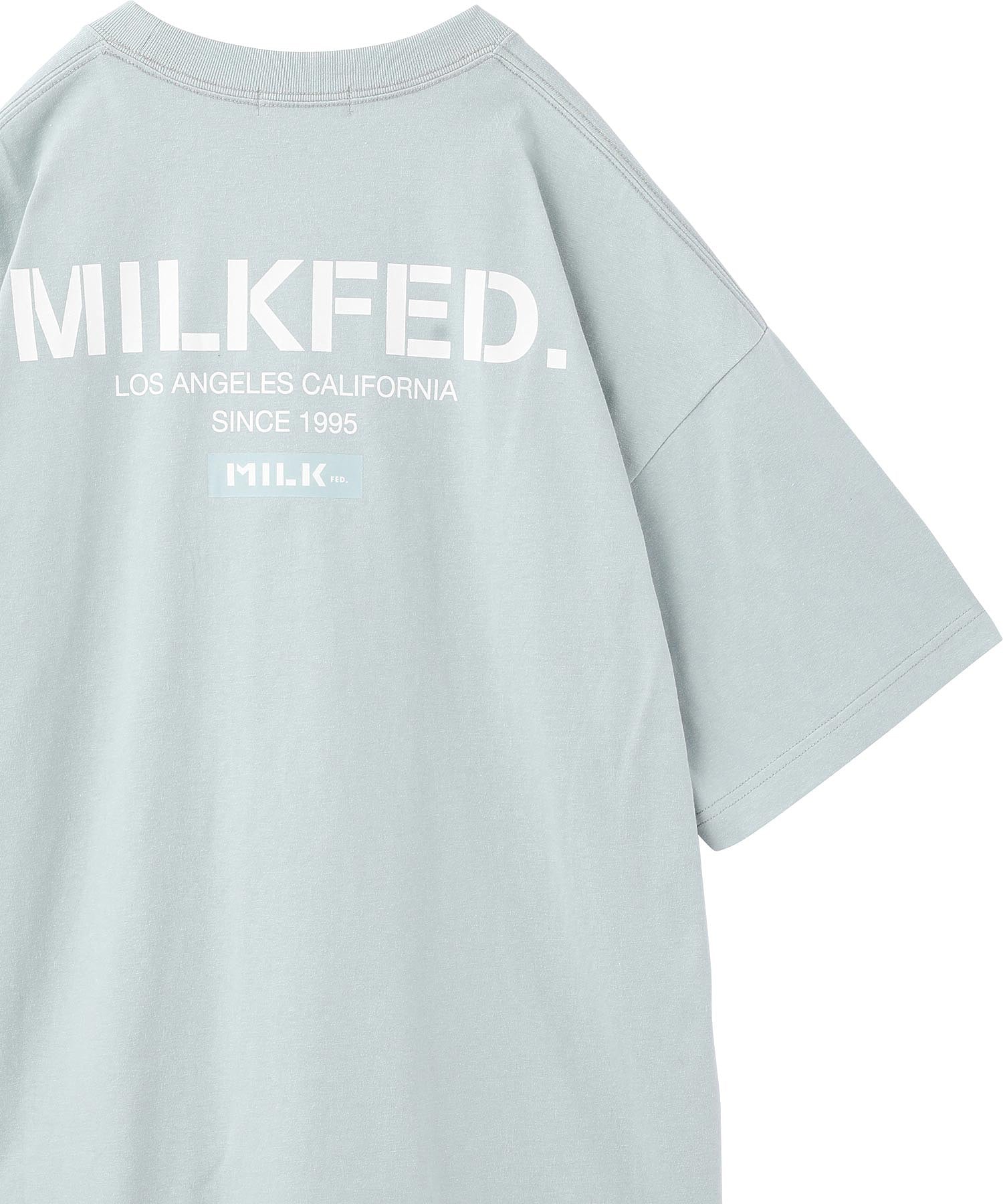 BAR AND STENCIL LOGO WIDE S/S TEE MILKFED.