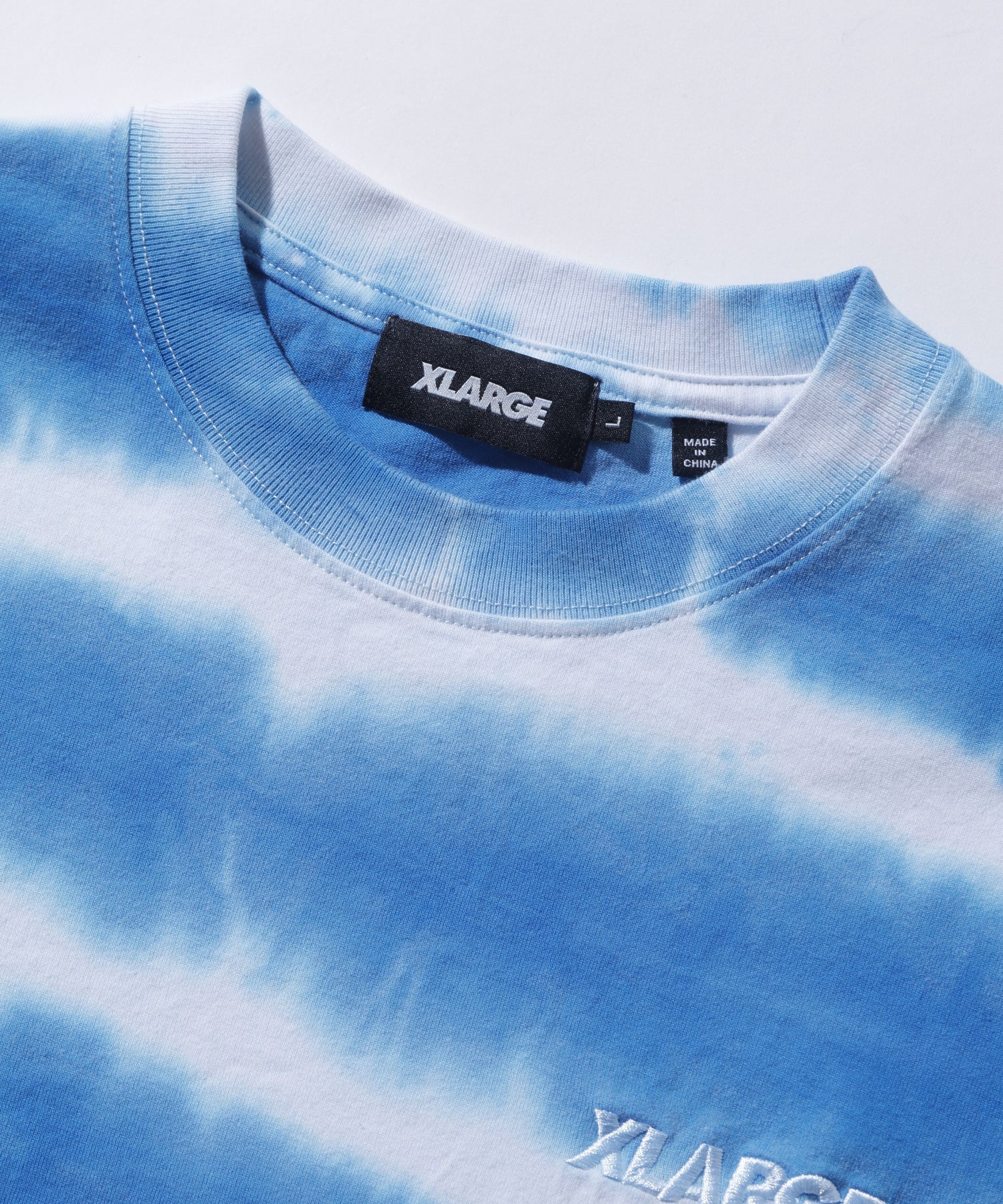 TIE DYE STRIPED S/S TEE