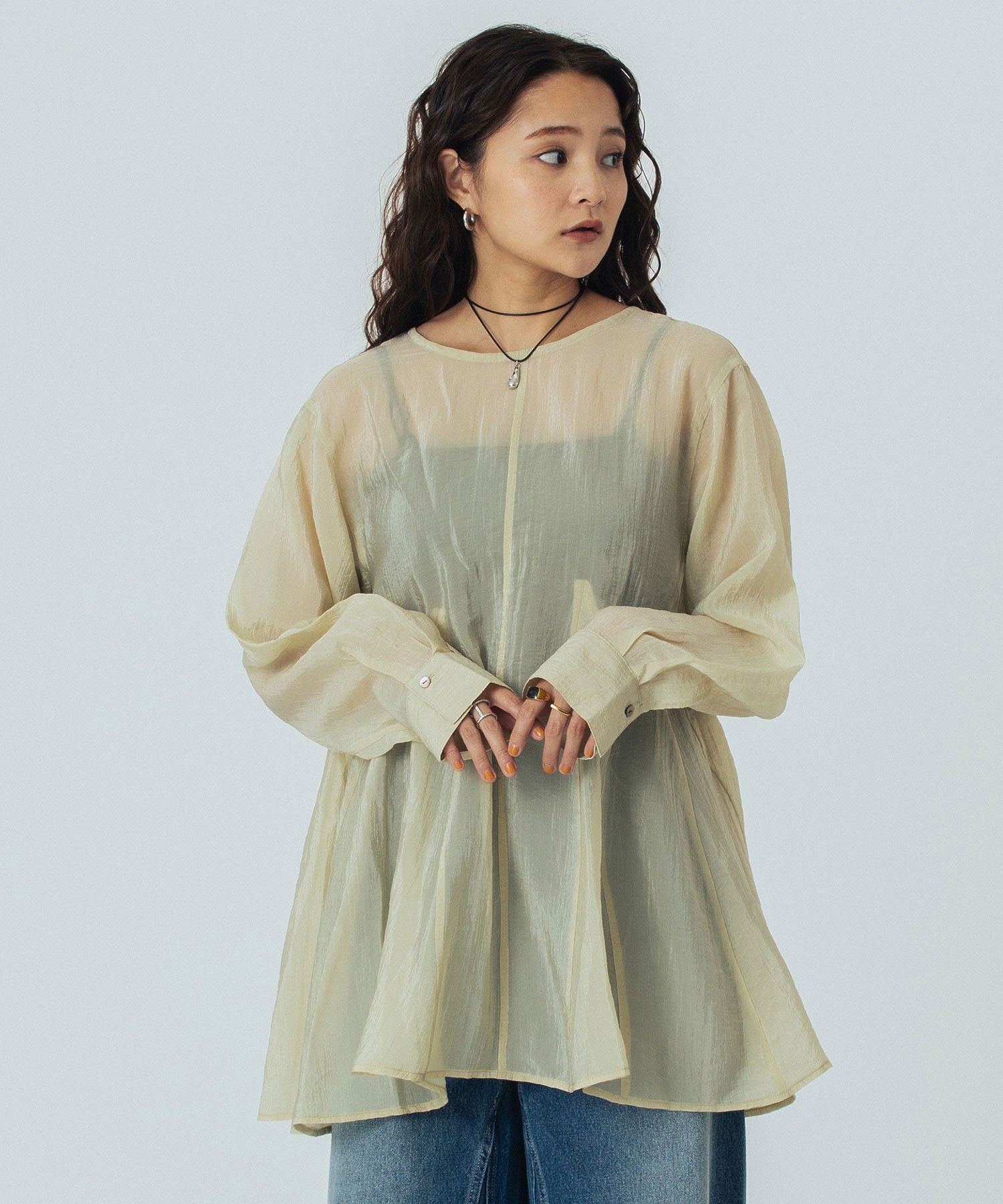 model:160cm 着用サイズ:ONE SIZE