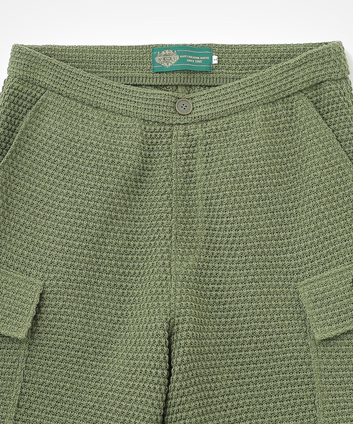 gimcontext/ジム コンテキスト/Basket Weave Cargo Knit Shorts/25105120