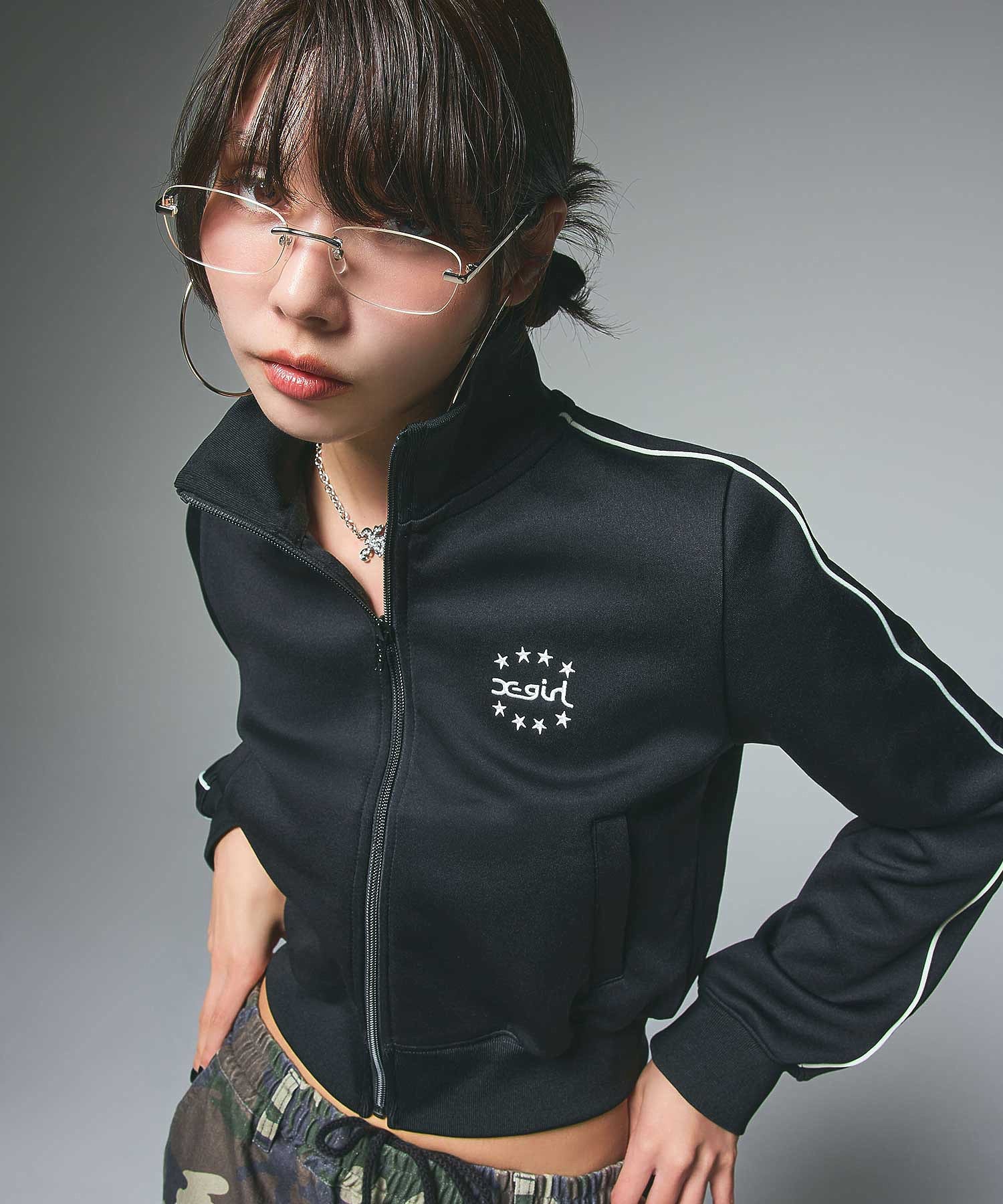 STAR AND FACE COMPACT TRACK JACKET