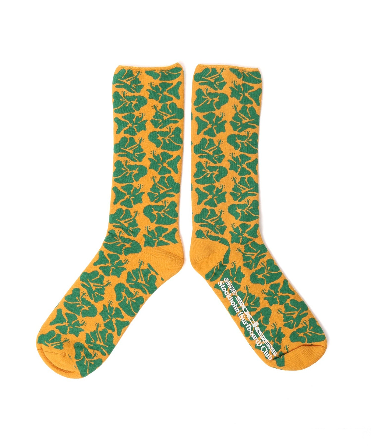 STOCKHOLM SURFBOARD CLUB/ストックホルムサーフボードクラブ/Hibiscus SocksU7000242