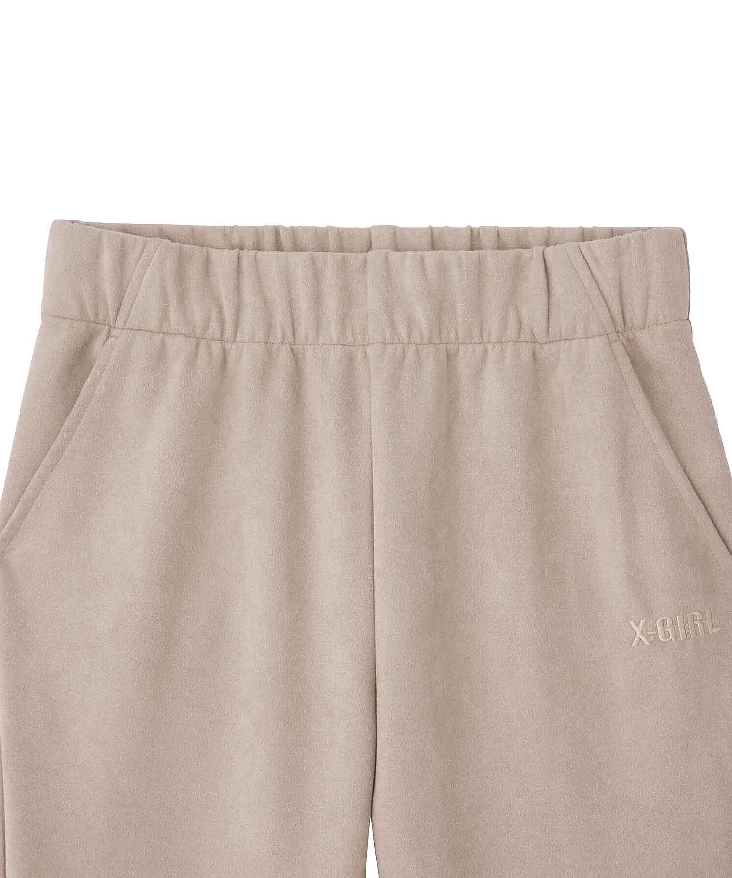 FAUX SUEDE FLARE PANTS X-girl