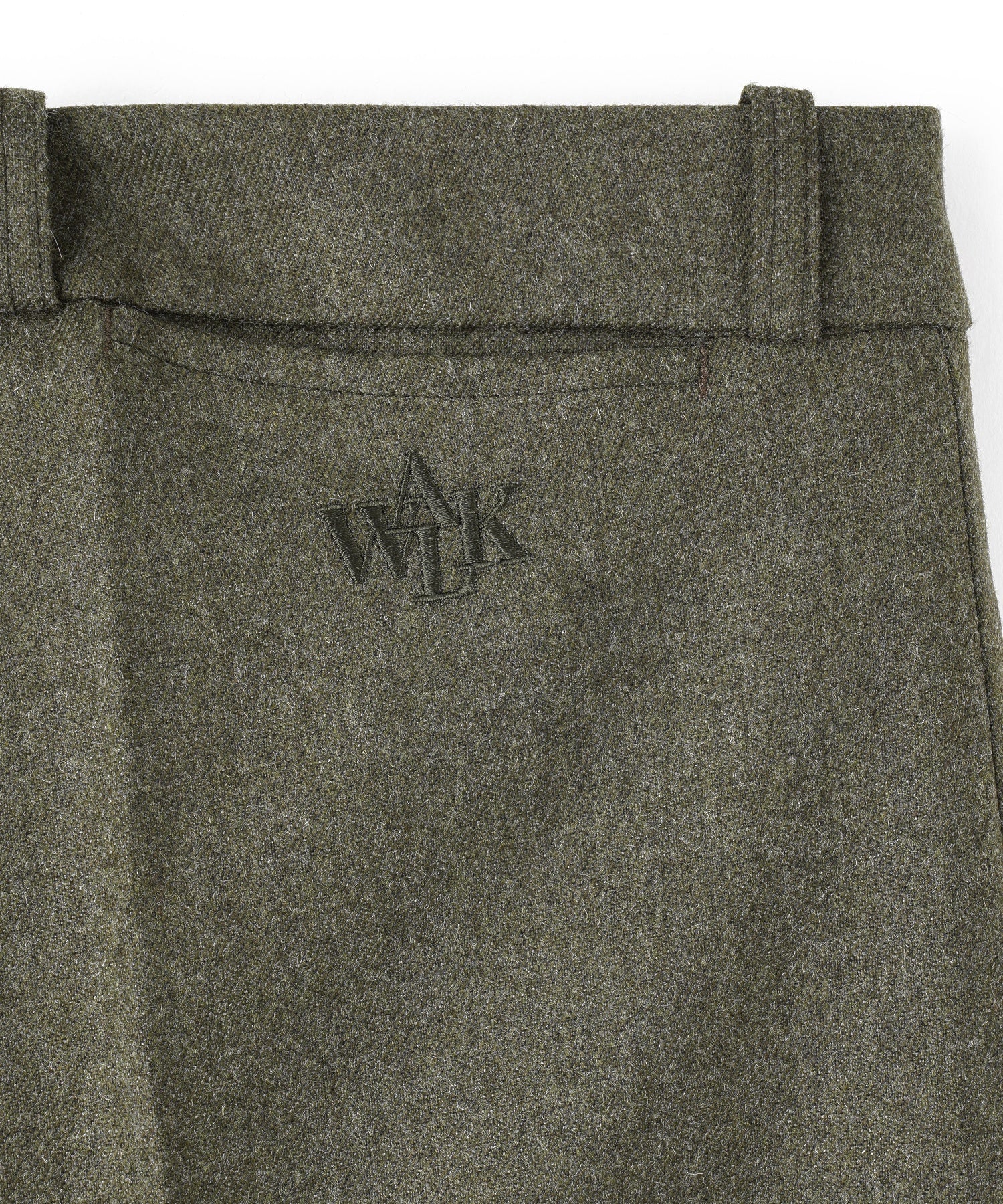 WALK IN PARIS/ウォーキンパリス/Khaki wool suit pants 24FW KHAKI PANTS