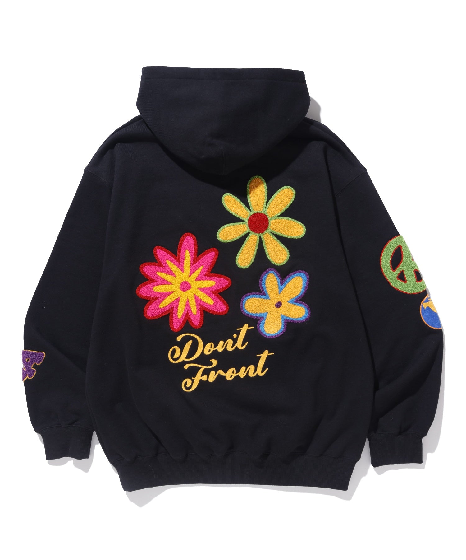 FLOWER PULLOVER HOODED SWEAT
