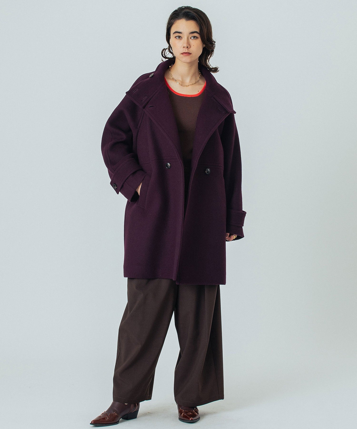 model:172cm 着用サイズ:M