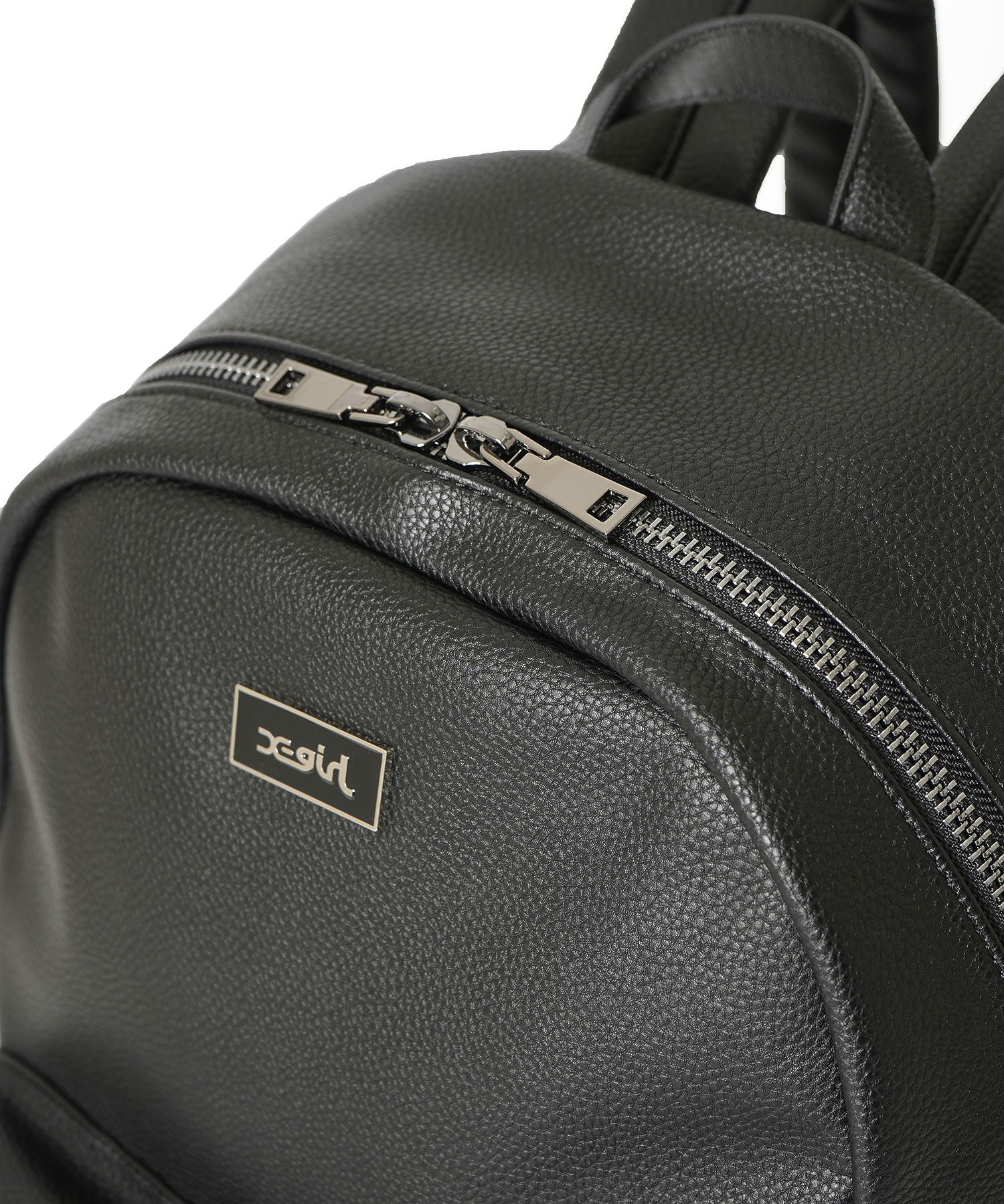 FAUX LEATHER BACKPACK