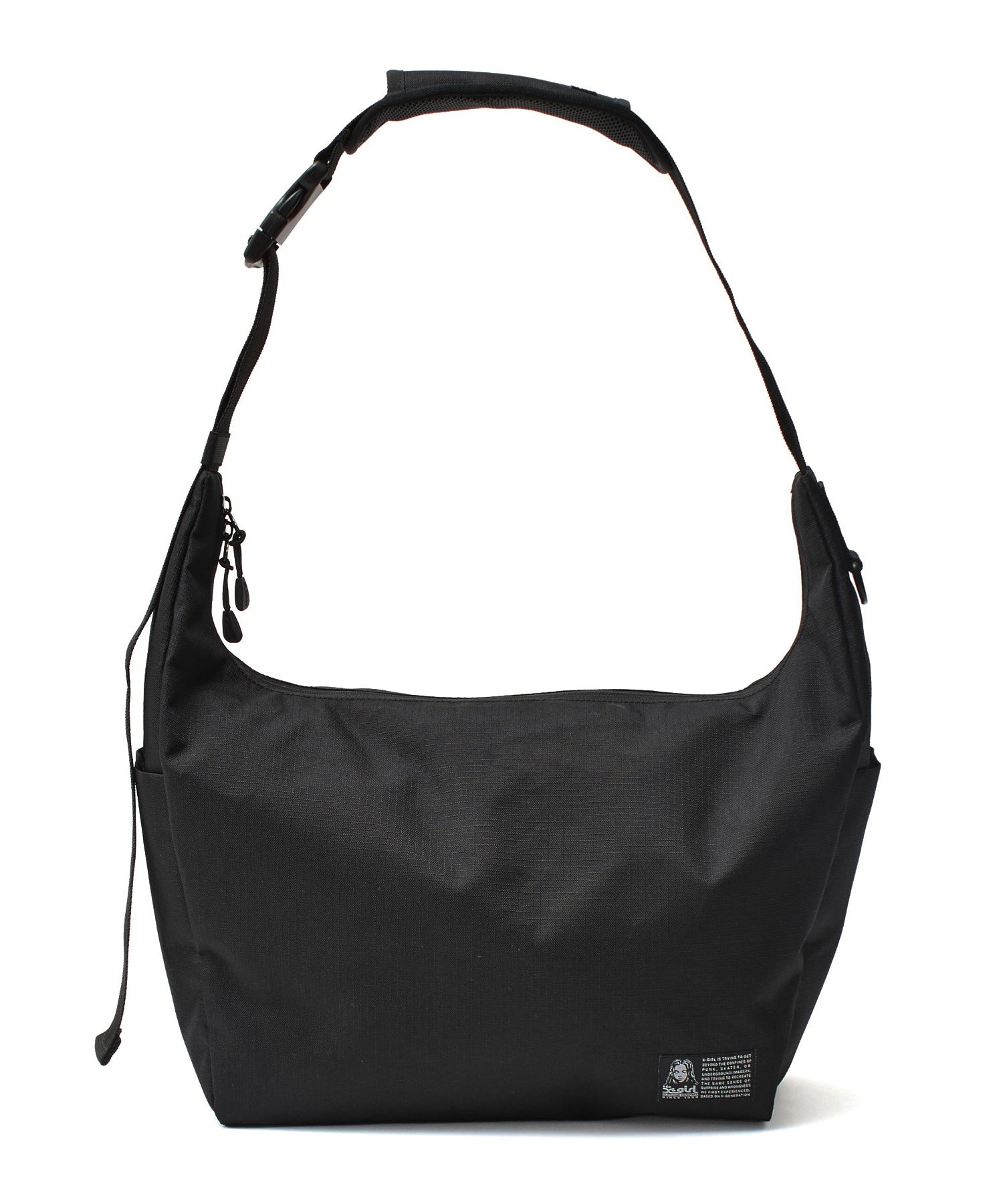 FACE LABEL MESSENGER BAG