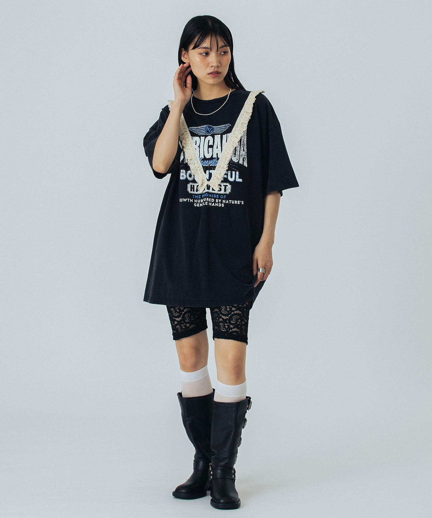 model:167cm 着用サイズ:ONE SIZE