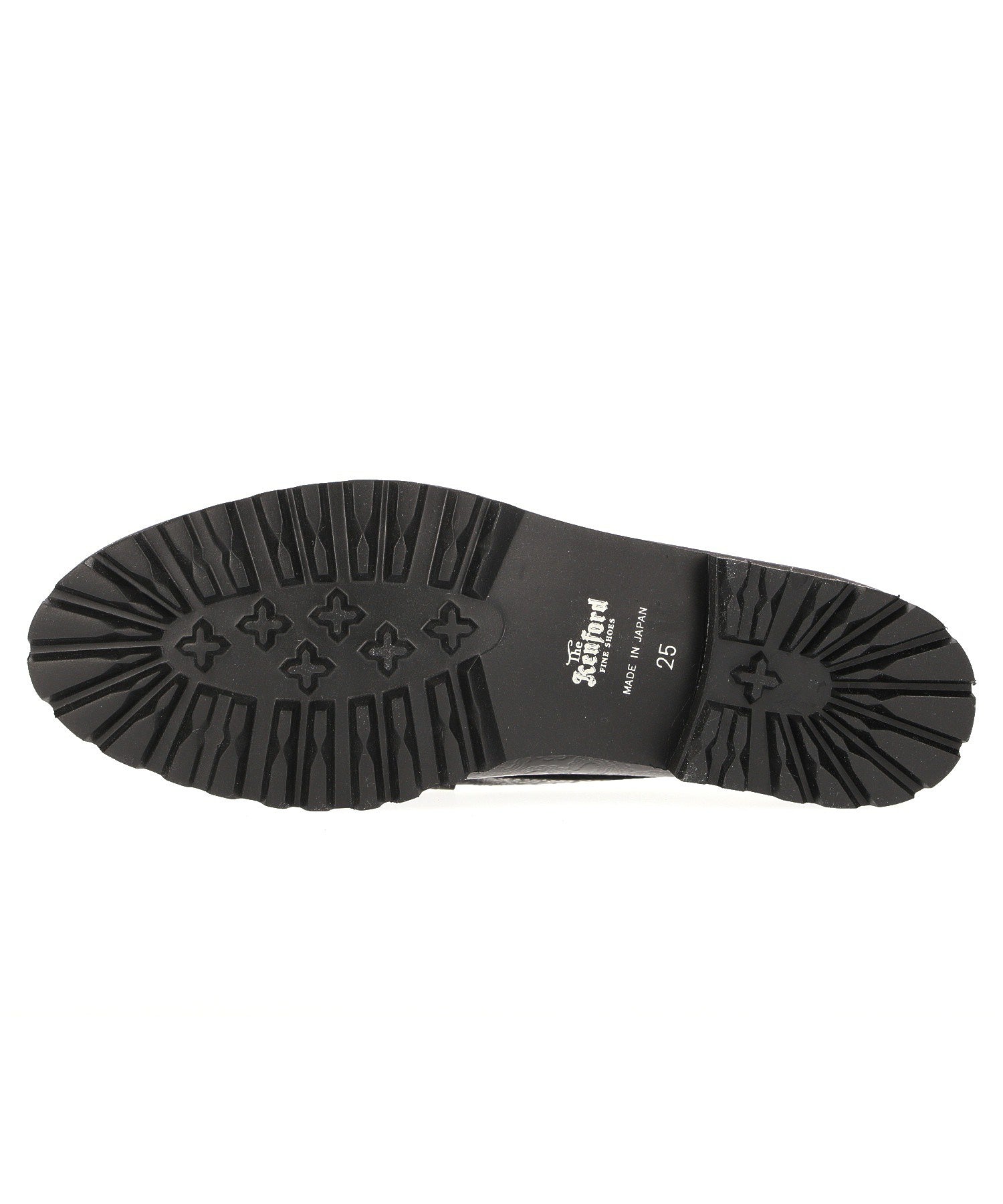 The Kenford fine shoes/TANK SOLE LOAFERS BLACK PAISLEY