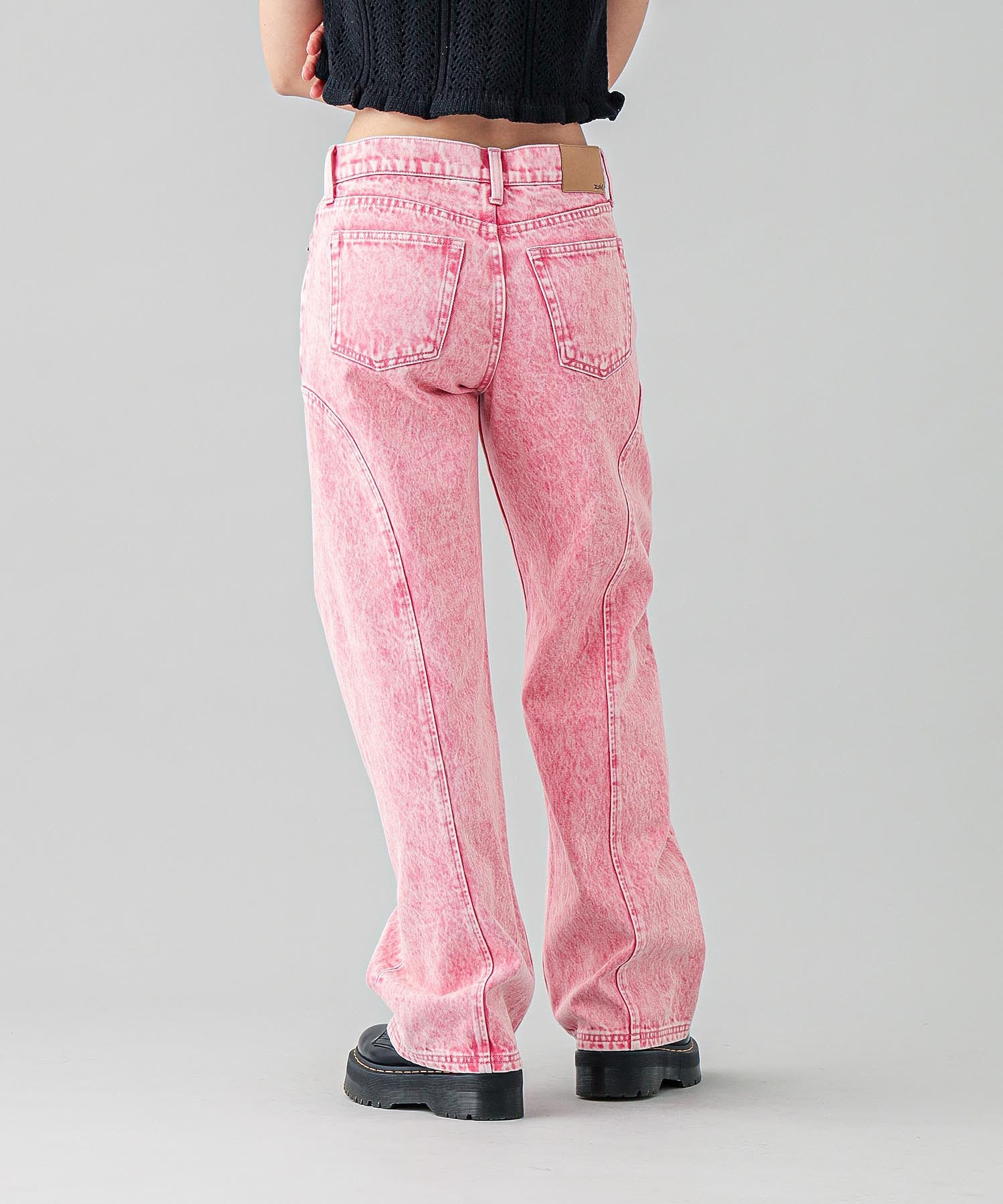 SEAM STRAIGHT LEG PANTS