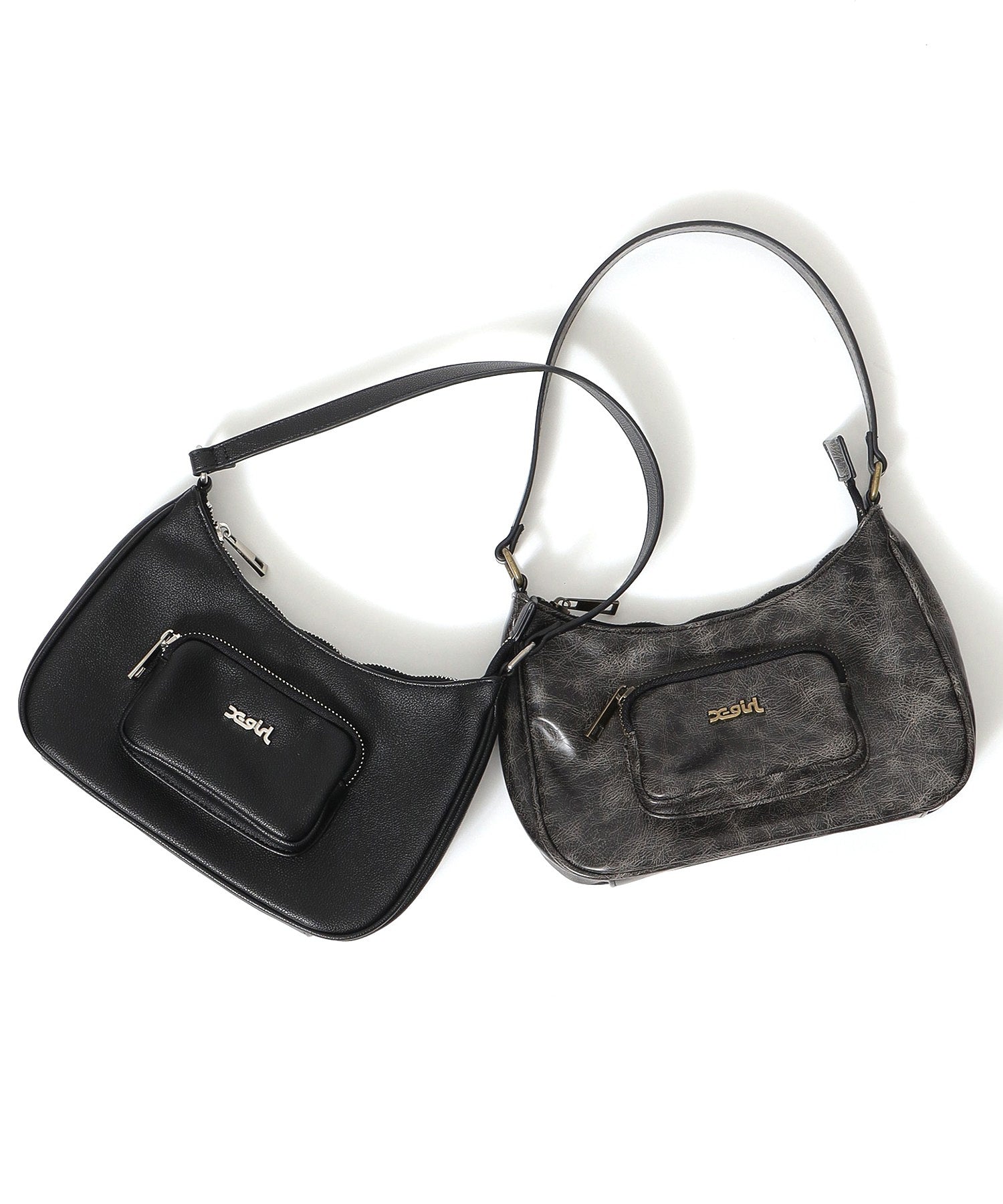 FAUX LEATHER HAND BAG