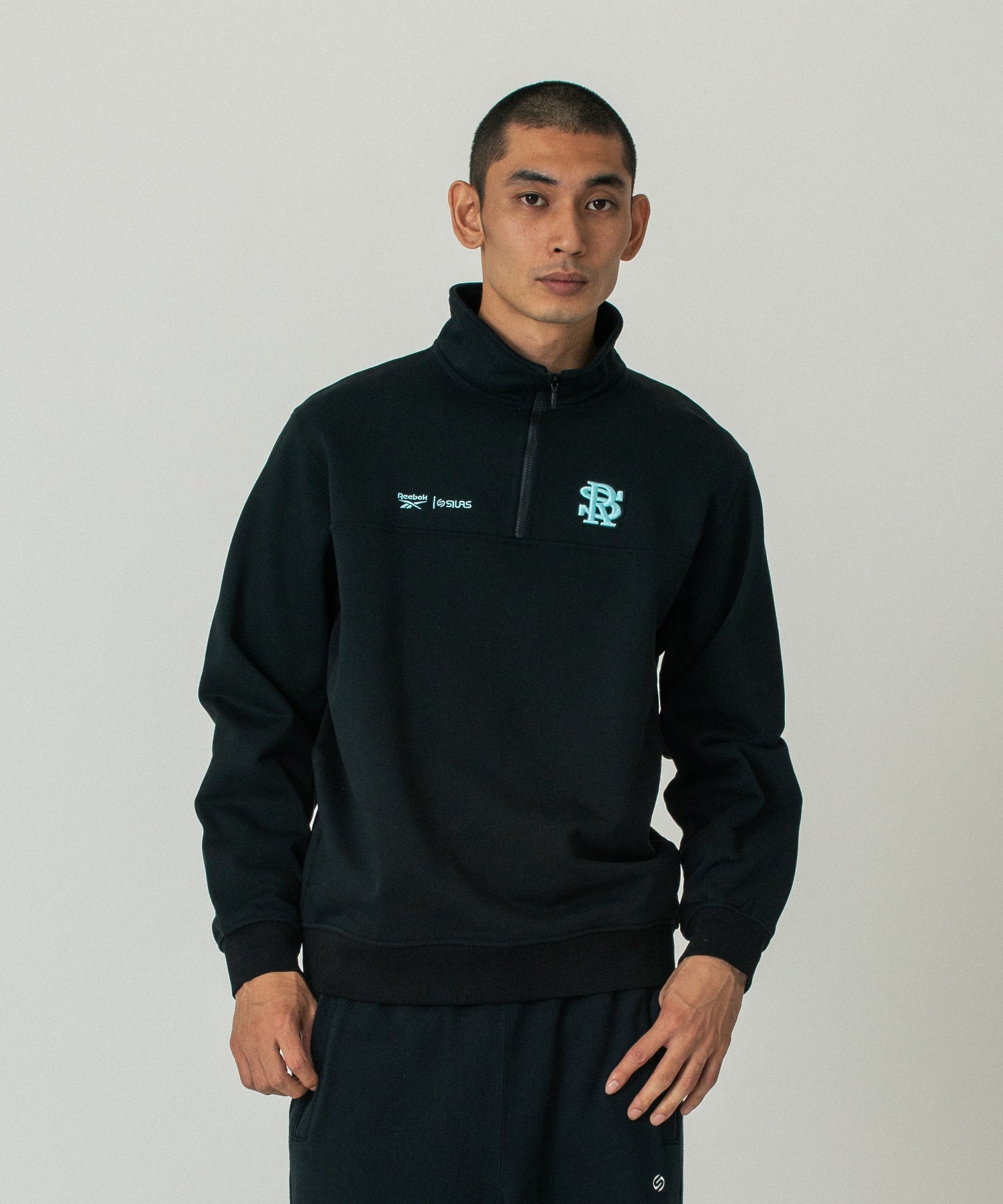 REEBOK×SILAS HALF ZIP SWEATSHIRT