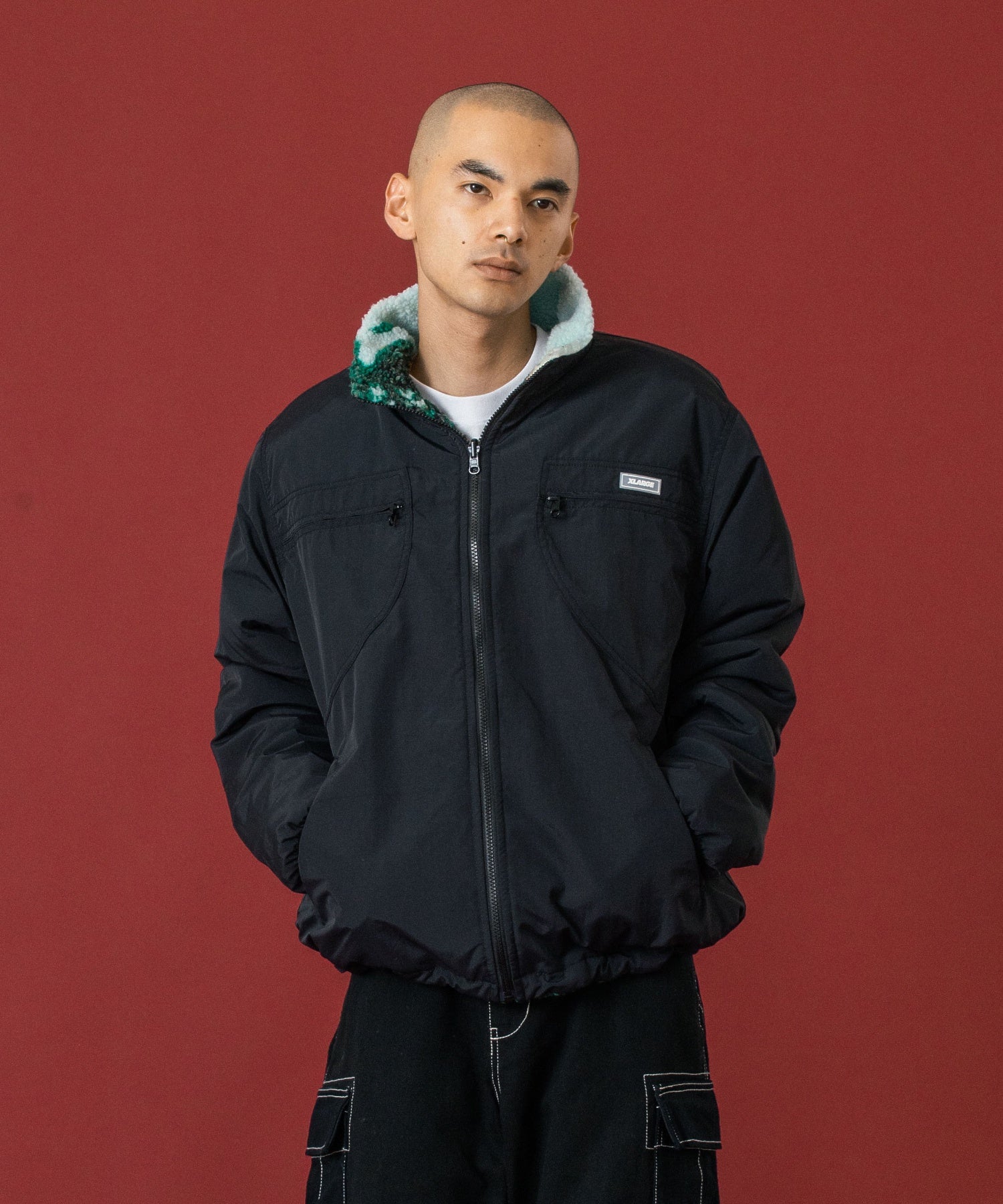 REVERSIBLE NYLON JACKET