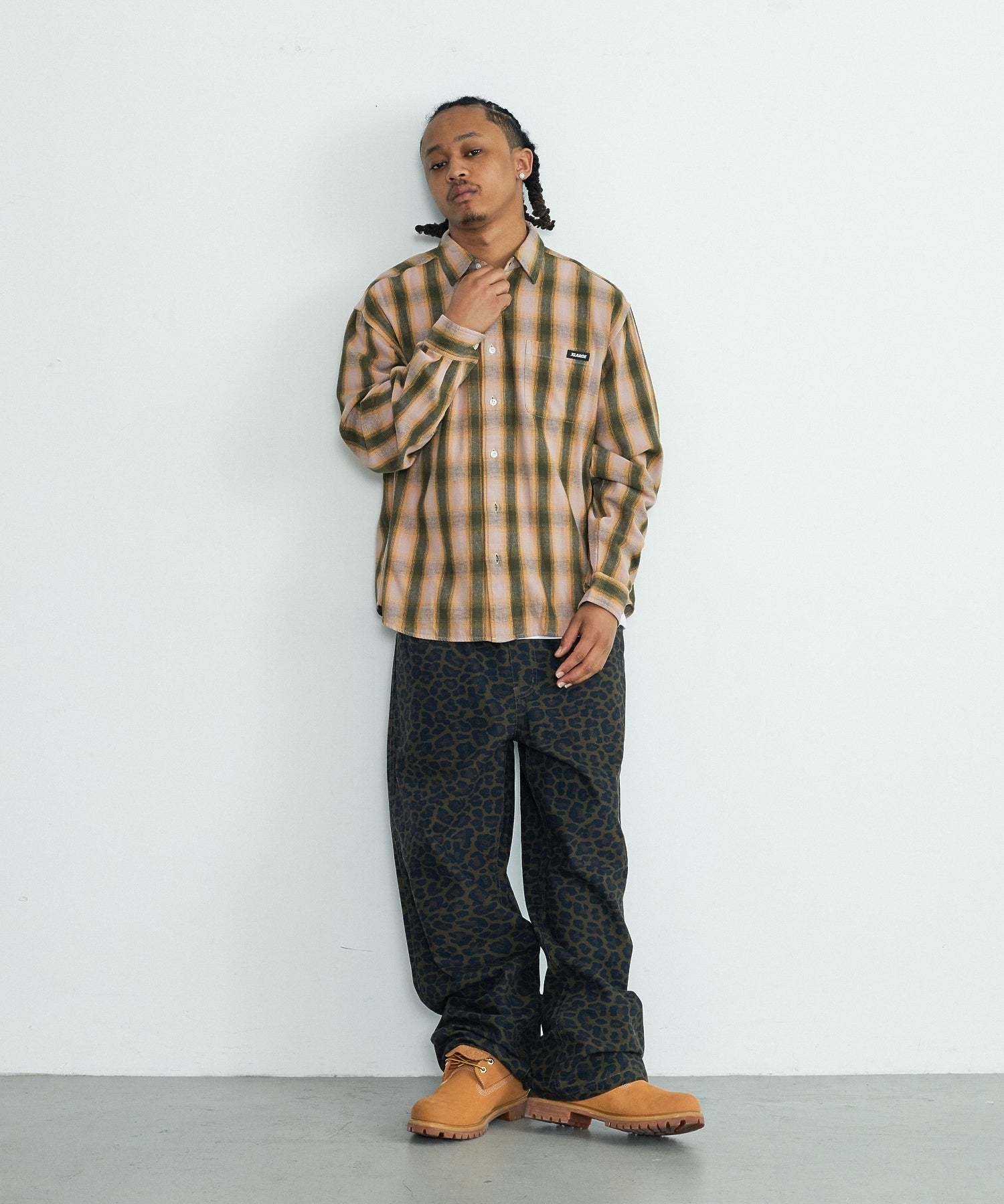 OVERDYED OMBRE CHECK SHIRT