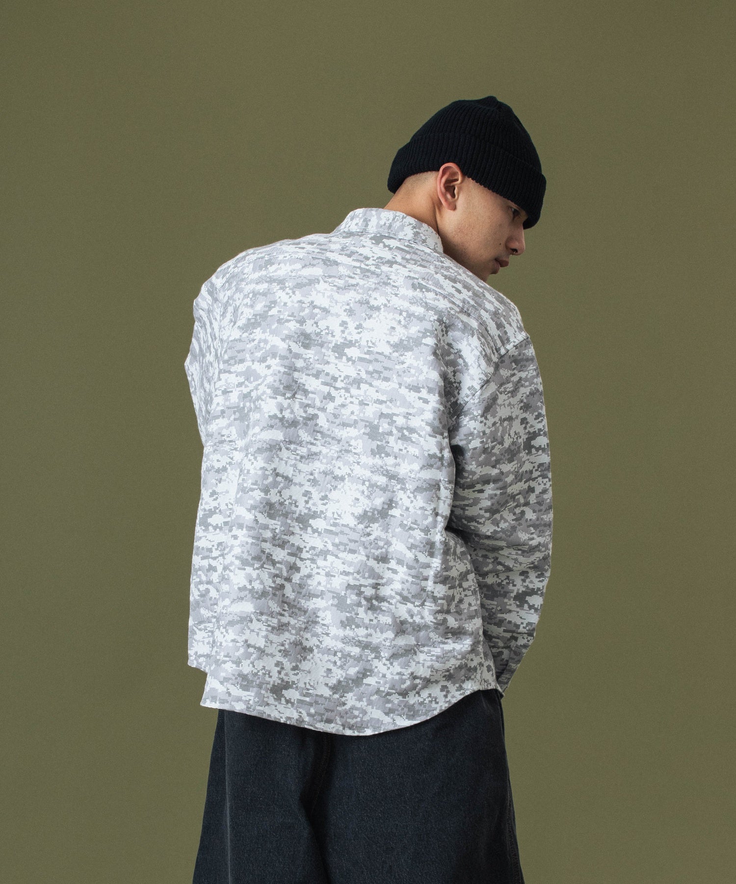 DIGITAL CAMO JACQUARD L/S SHIRTS