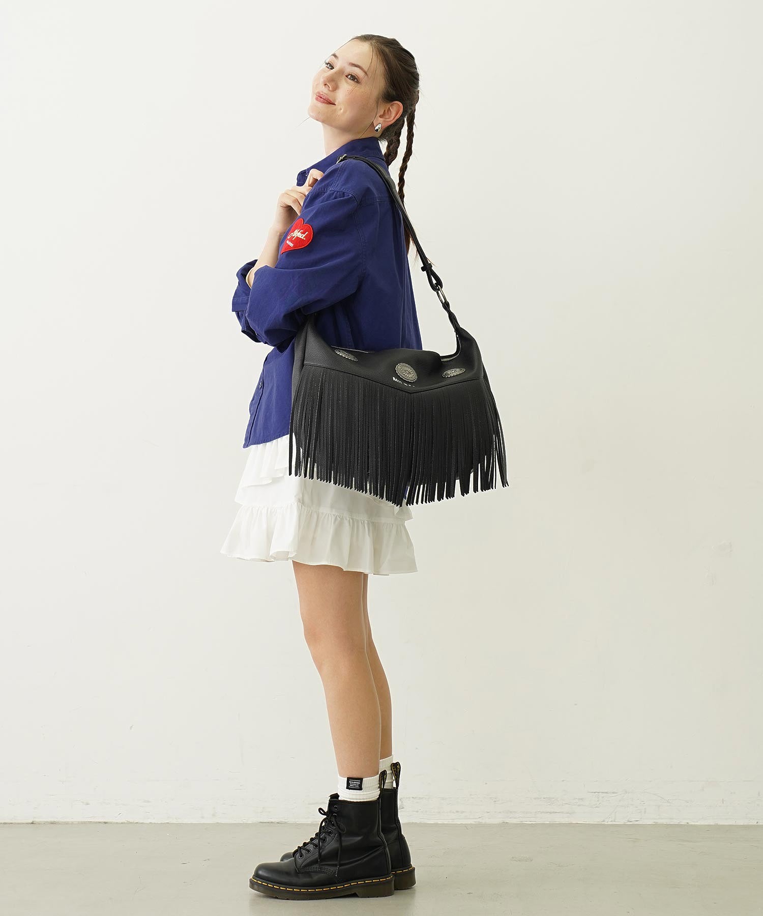 FRINGE SHOULDER BAG