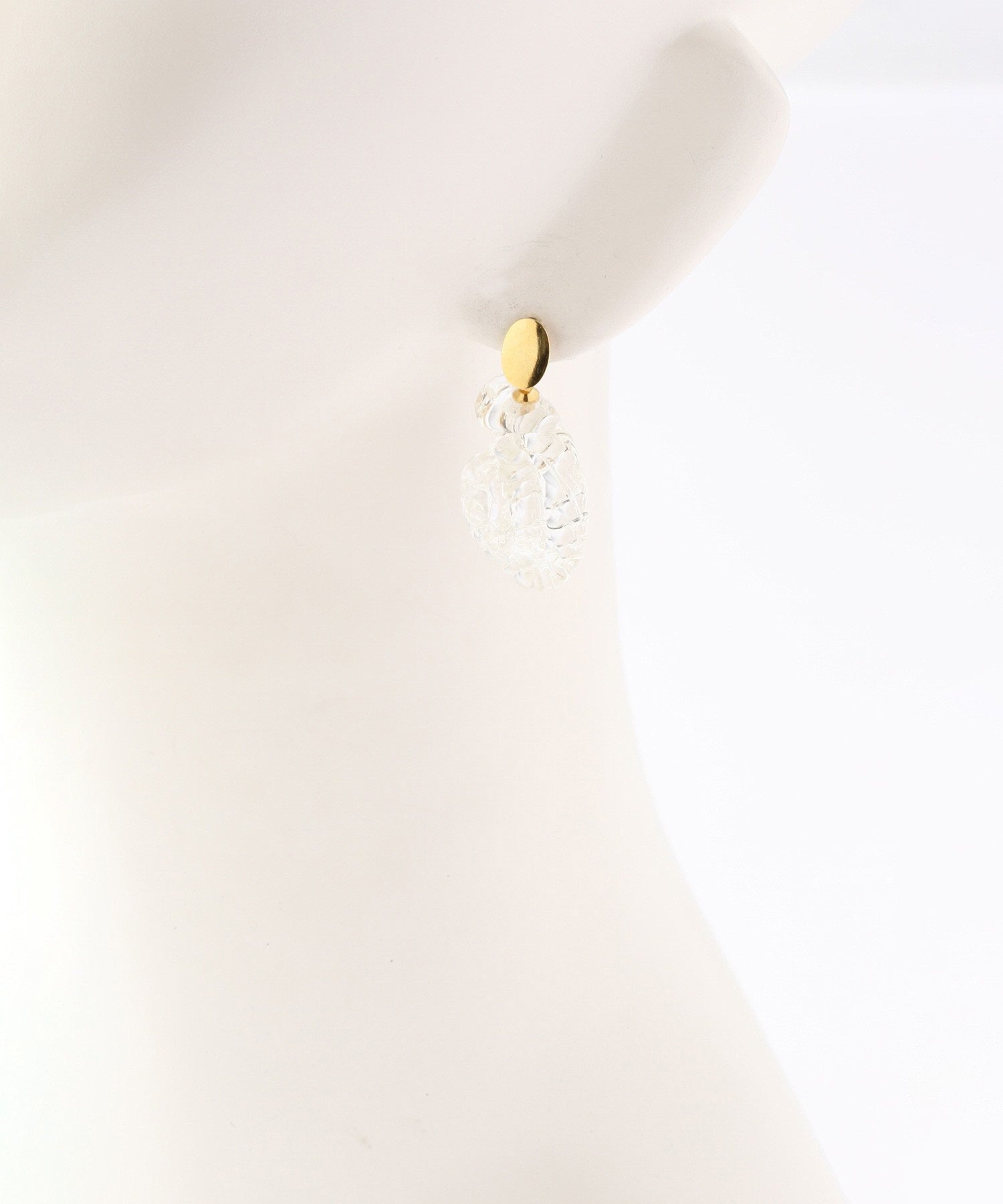 NINFA handmade/アンモナイトスタッドピアス