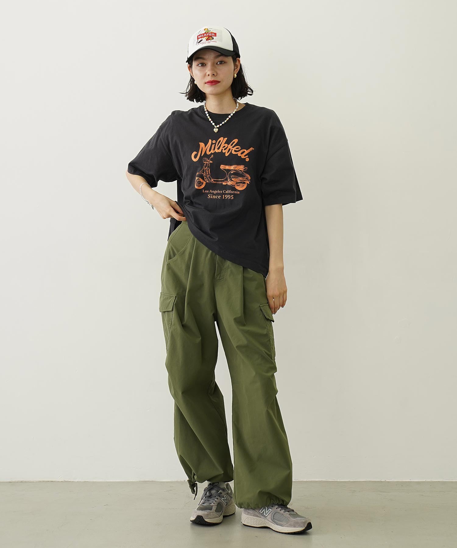 MILITARY WIDE LEG PANTS