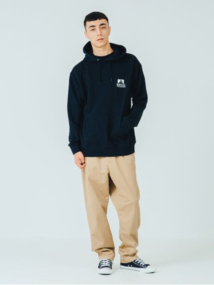 【XLARGE×D*FACE】STRIPE SKULL RENDER PULLOVER HOODED SWEAT
