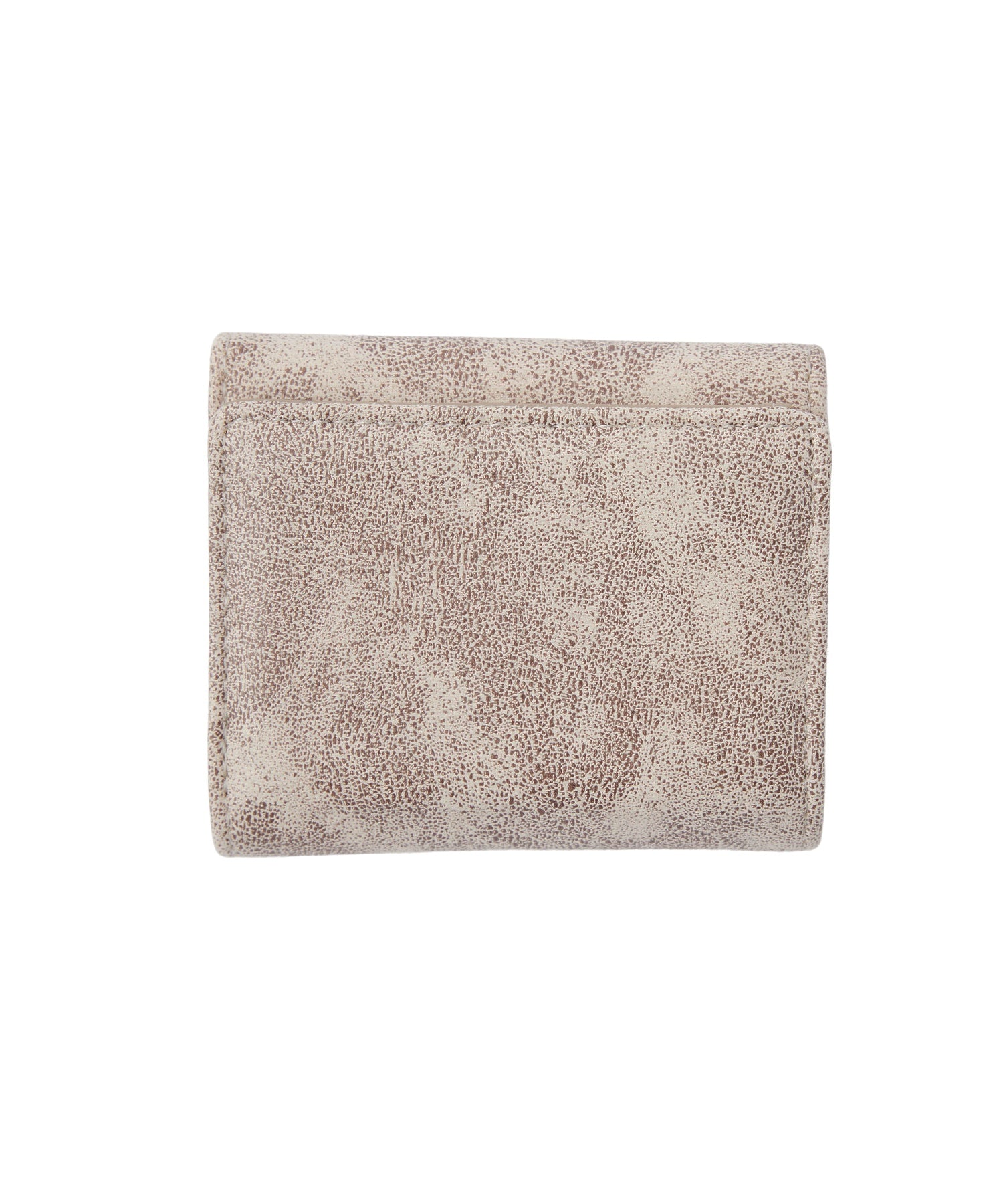 DISTRESSED FAUX LEATHER MINI WALLET