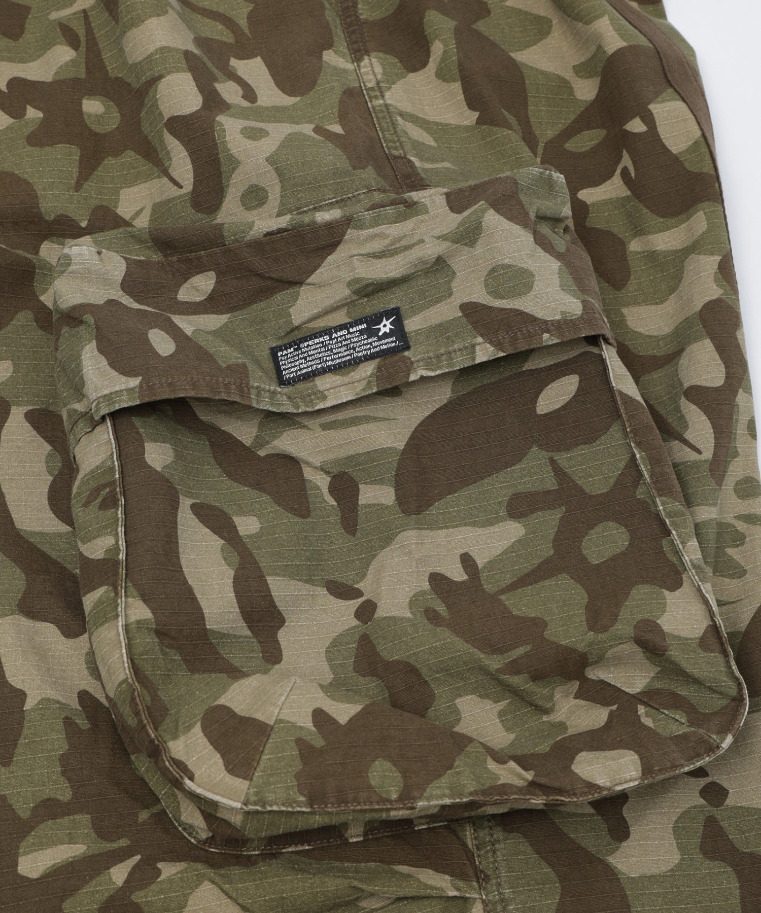 PERKS AND MINI/パークスアンドミニ/GARDEN VARIETY CAMO PANTS 80086