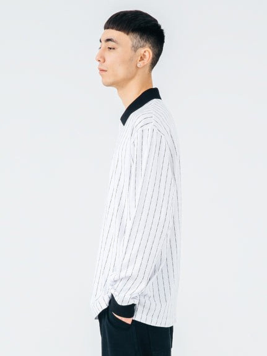 L/S ALLOVER LOGO POLO SHIRT XLARGE