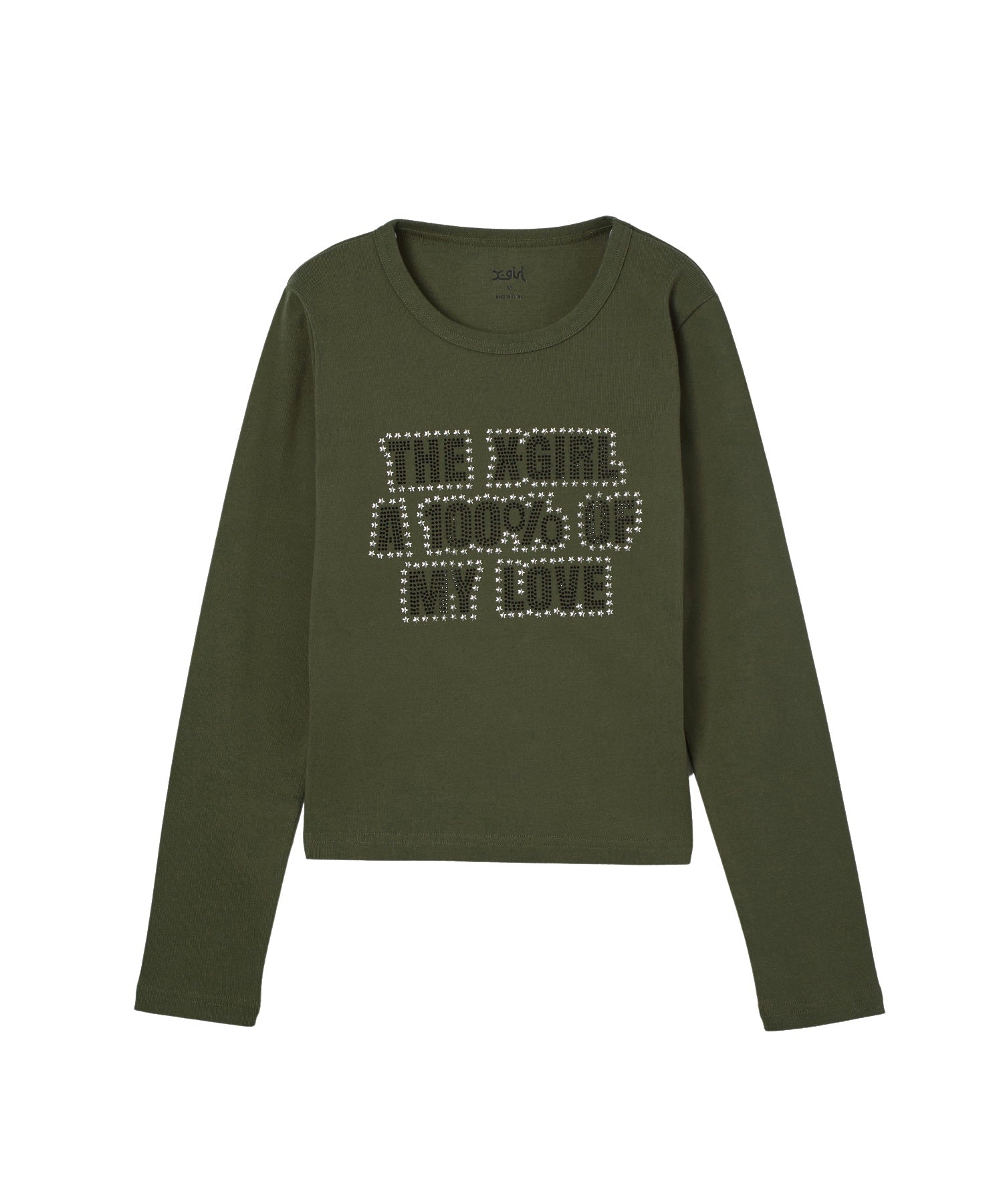 STAR AND LOGO L/S BABY TEE