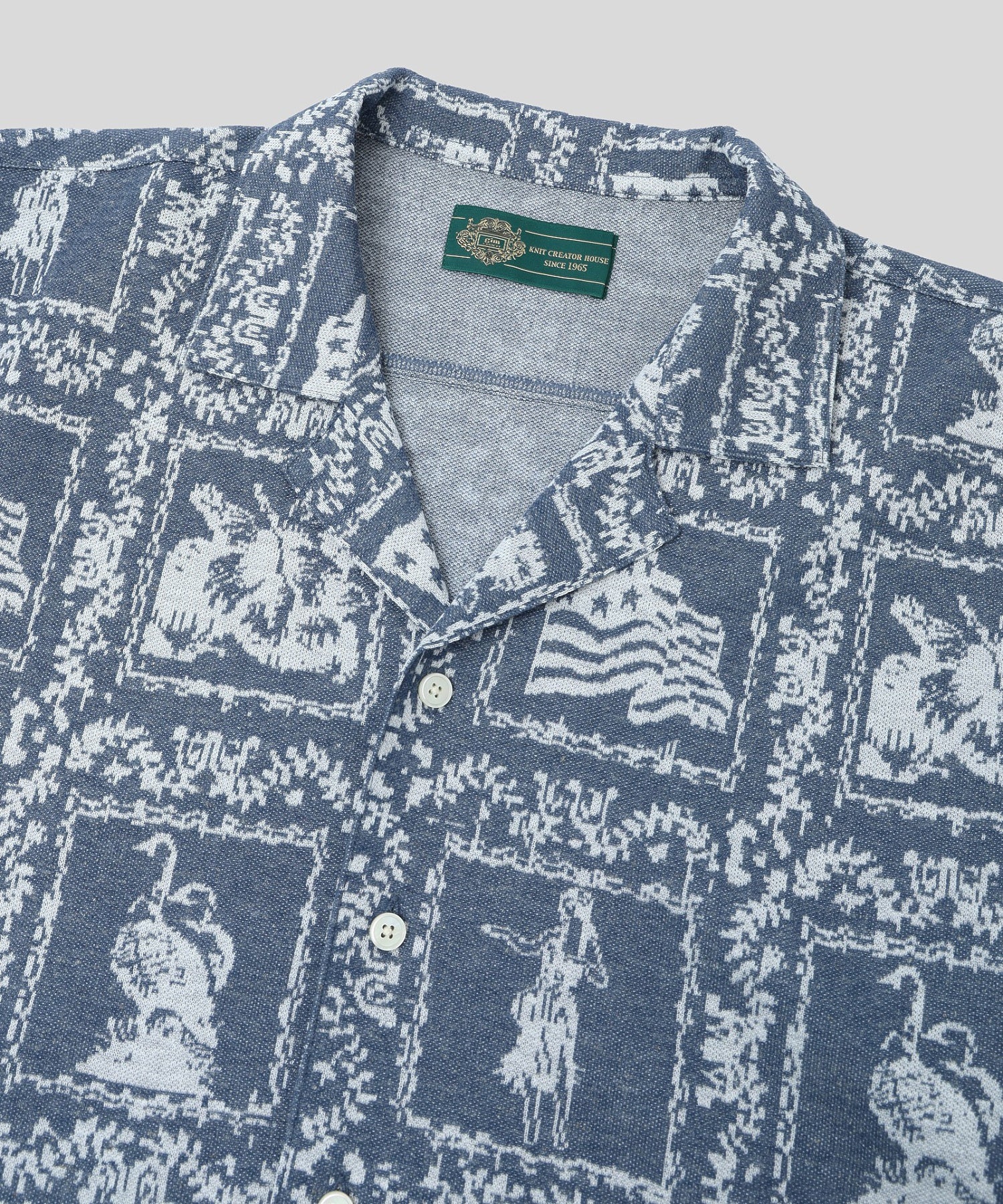 gimcontext/ジム コンテキスト/Aloha Open Collar Knit Shirt 26105310