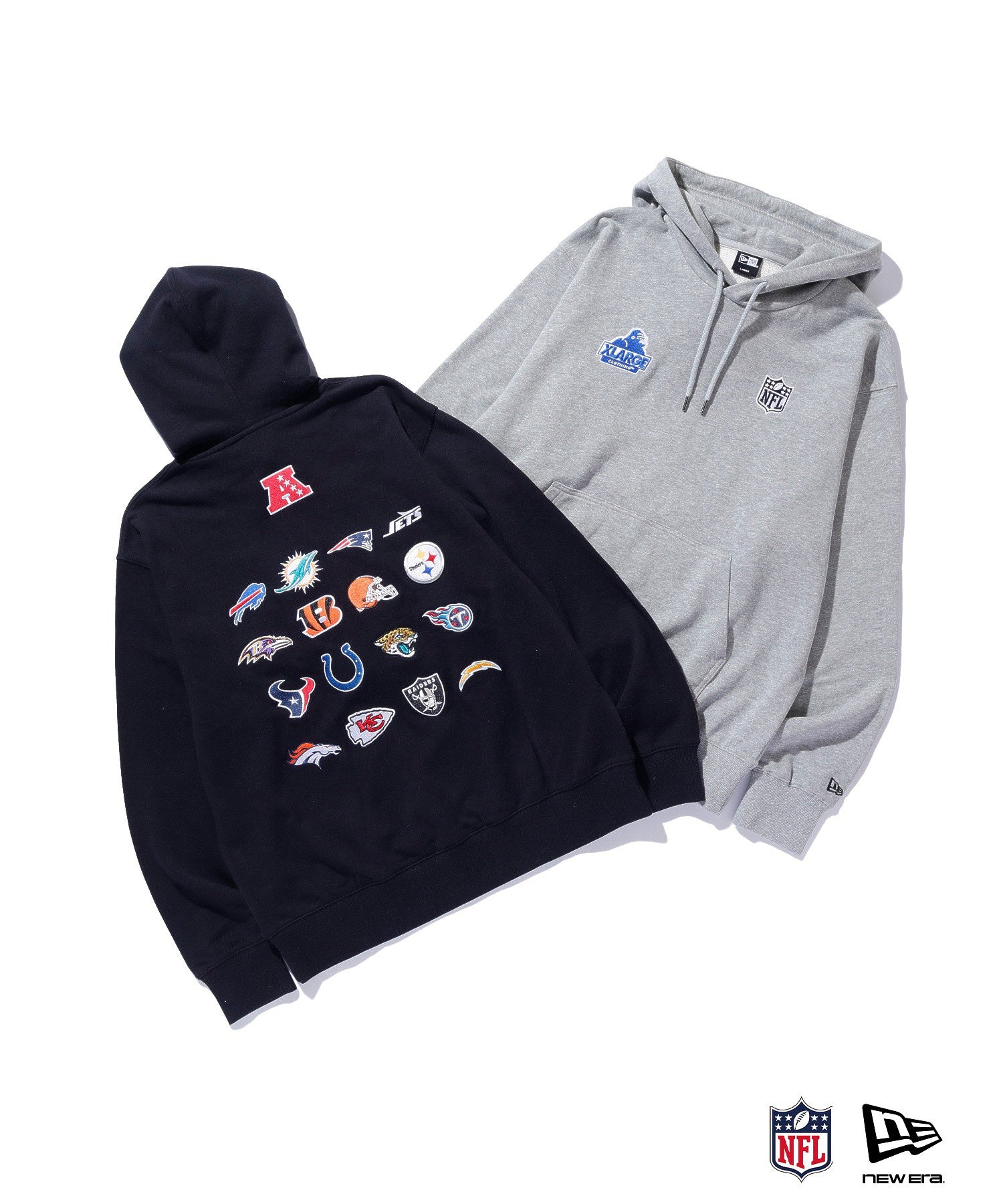 XLARGE×NEW ERA×NFL PULLOVER HOODED SWEAT SHIRT