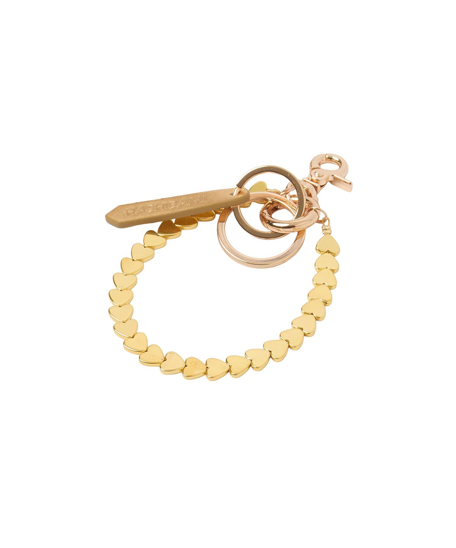 HASHIBAMI/HEMATITE HEART STRAP