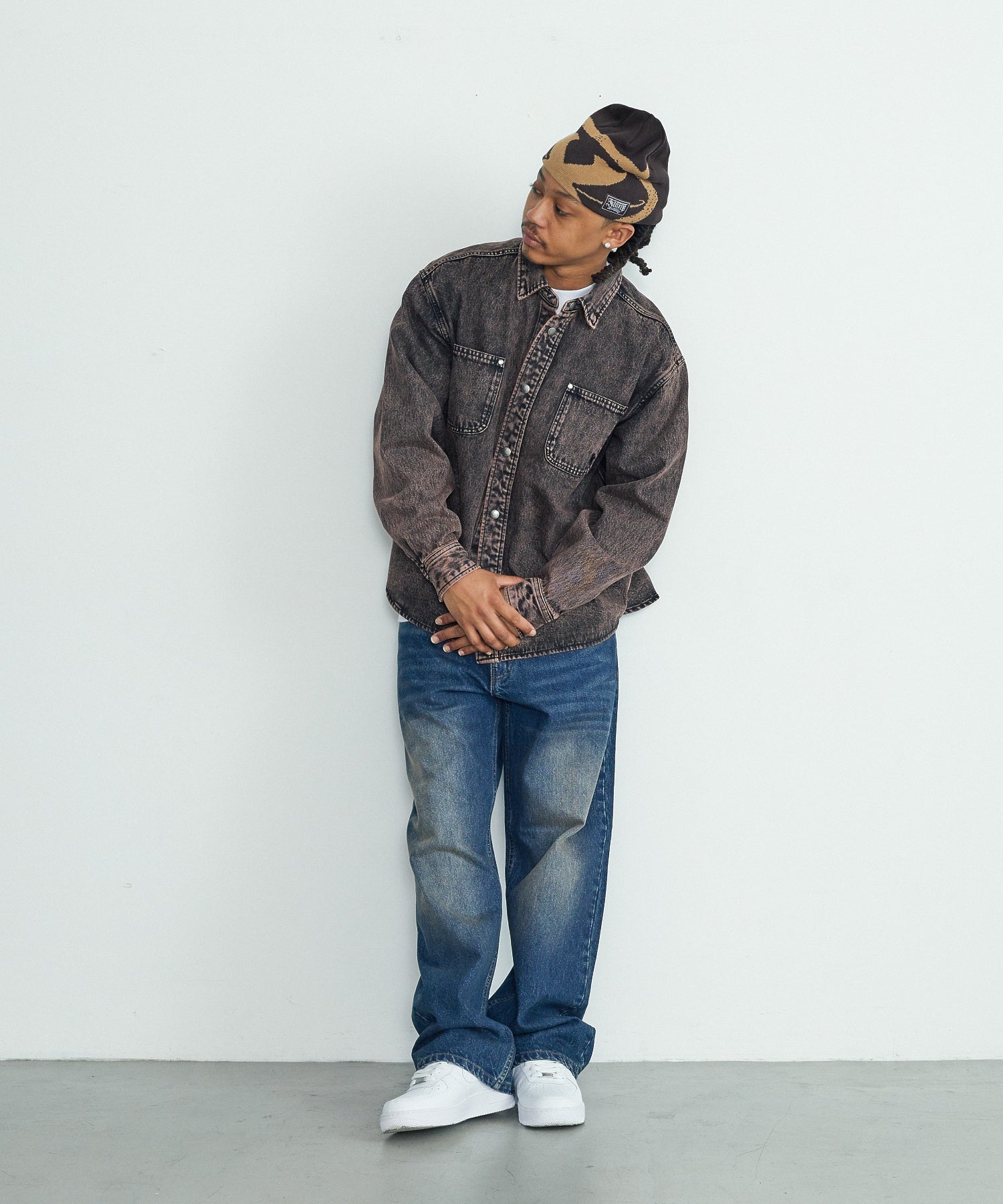 OVERDYED DENIM SHIRT
