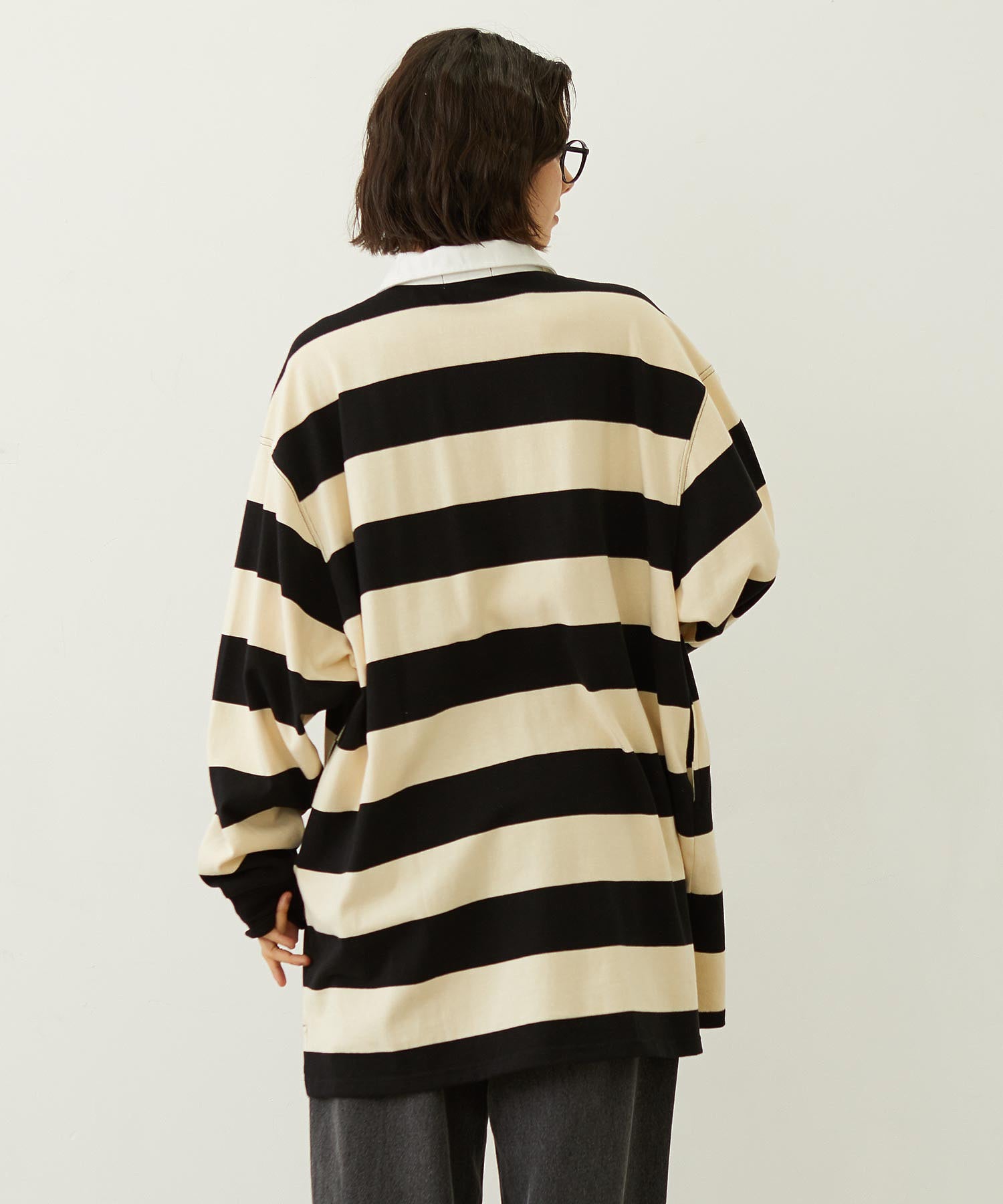 STRIPED RUGBY SHIRT
