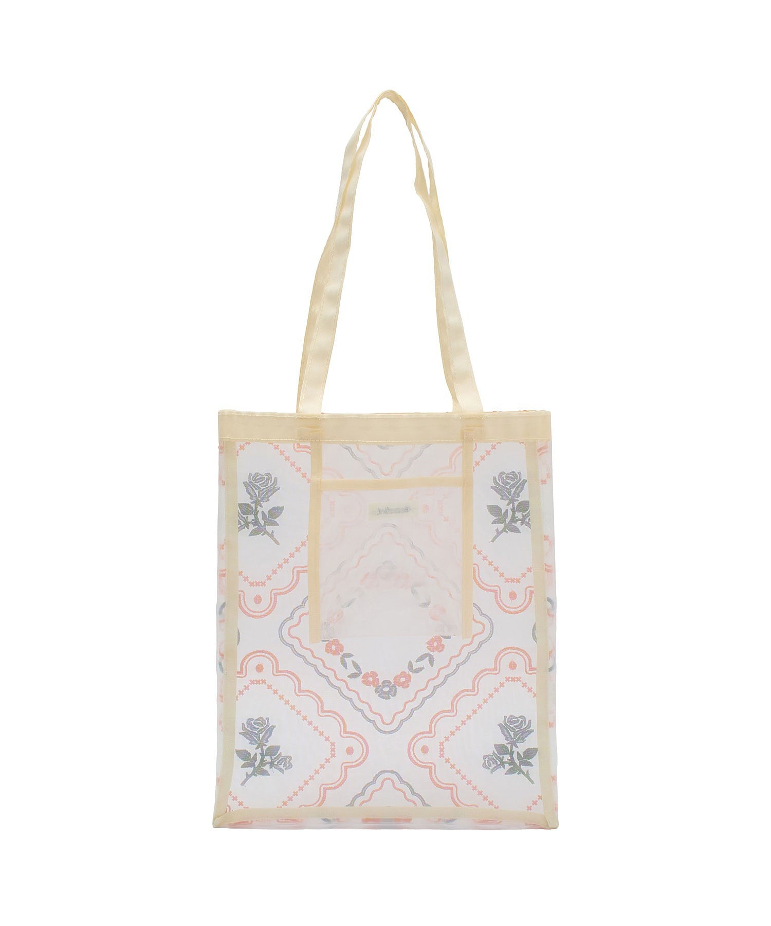 CASSELINI/TULLE ENBROIDERY TOTE