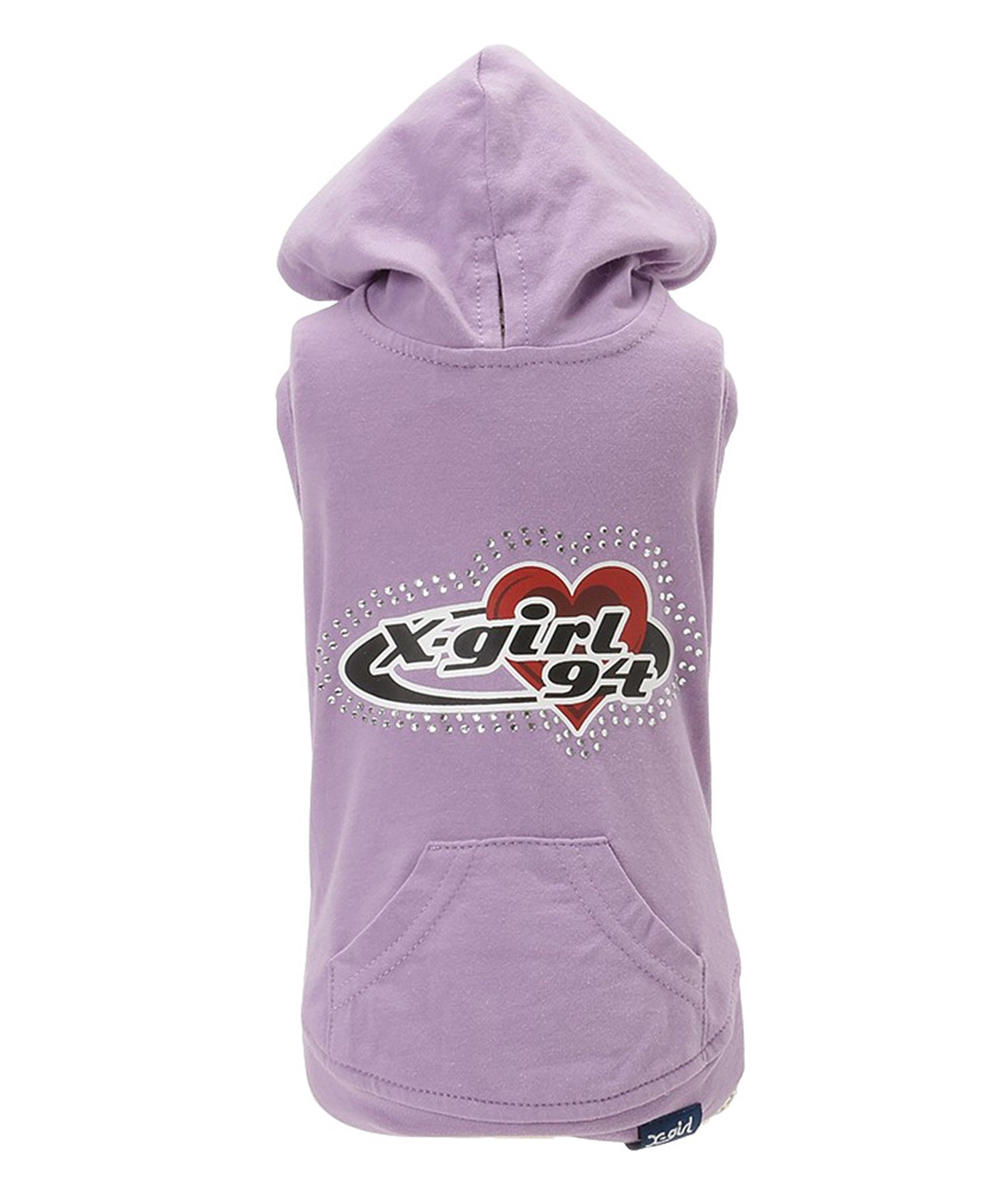 【X-girl DOGWEAR】プラネットハートロゴタンクフーディー
