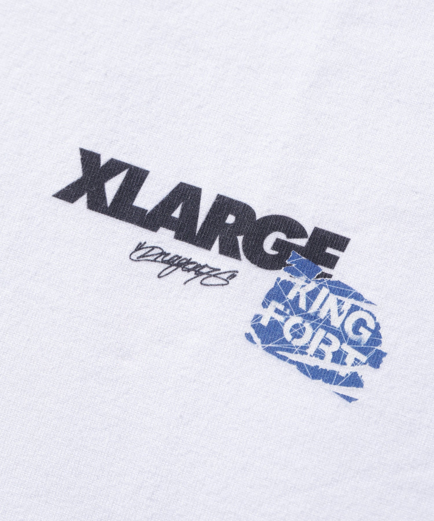 XLARGE×Dragon76 S/S TEE KING FORT