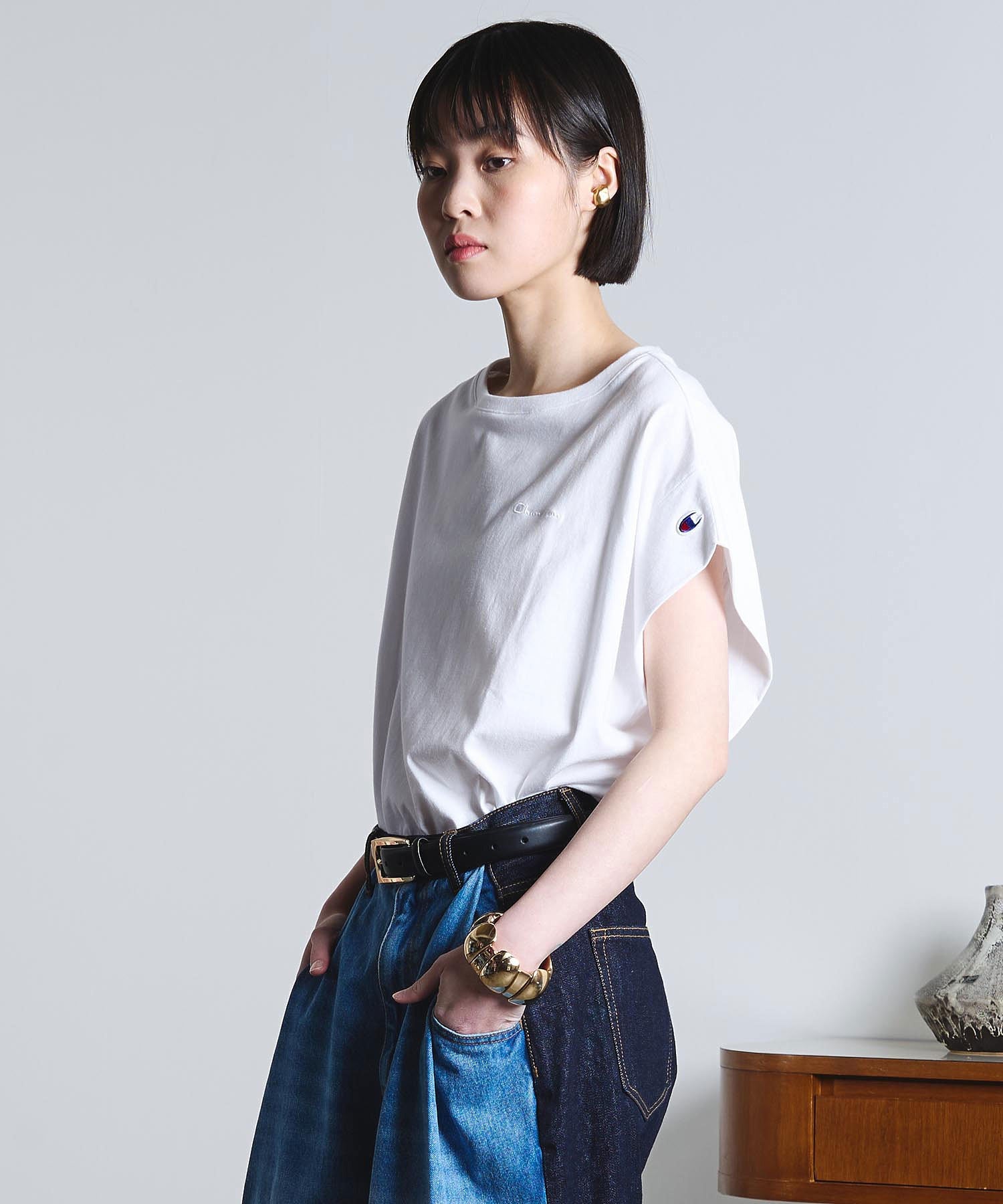 model:168cm 着用サイズ:S