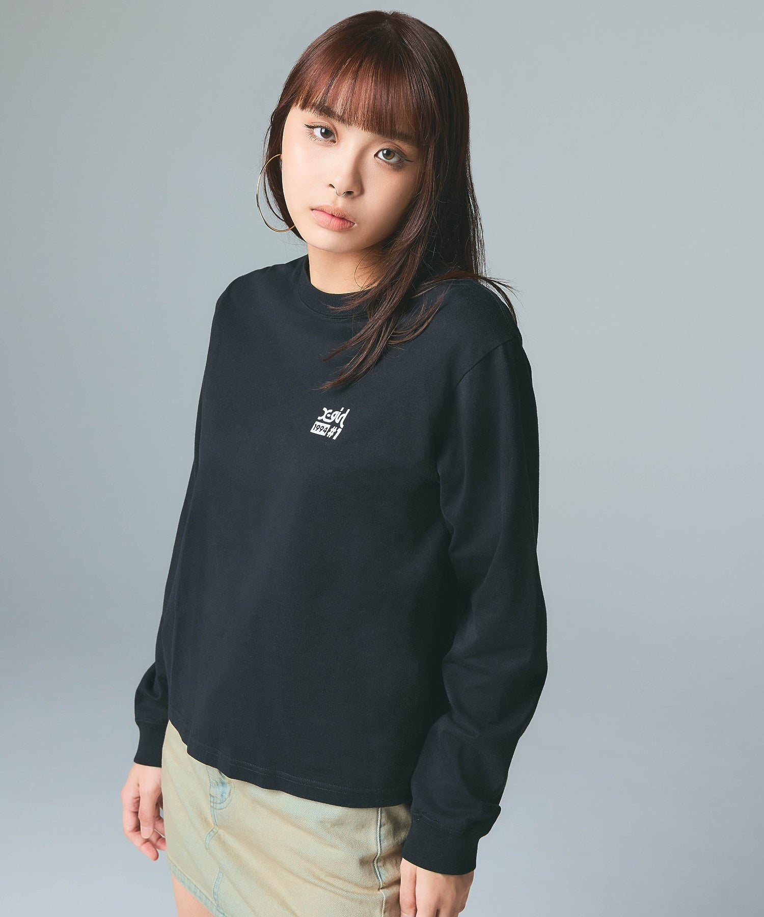 NUMBER ONE BOX LOGO L/S TEE